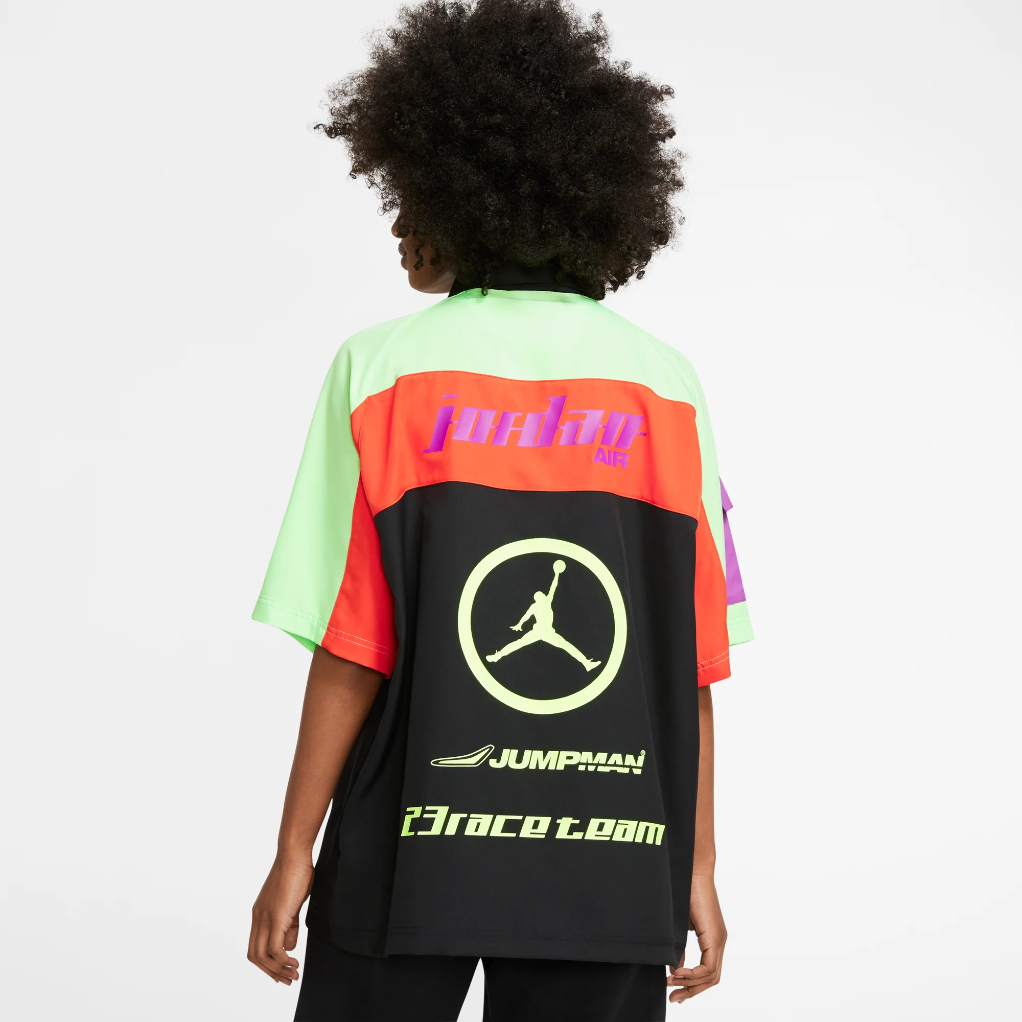Air Jordan Womens Short Sleeve Moto Shirt - Image 3