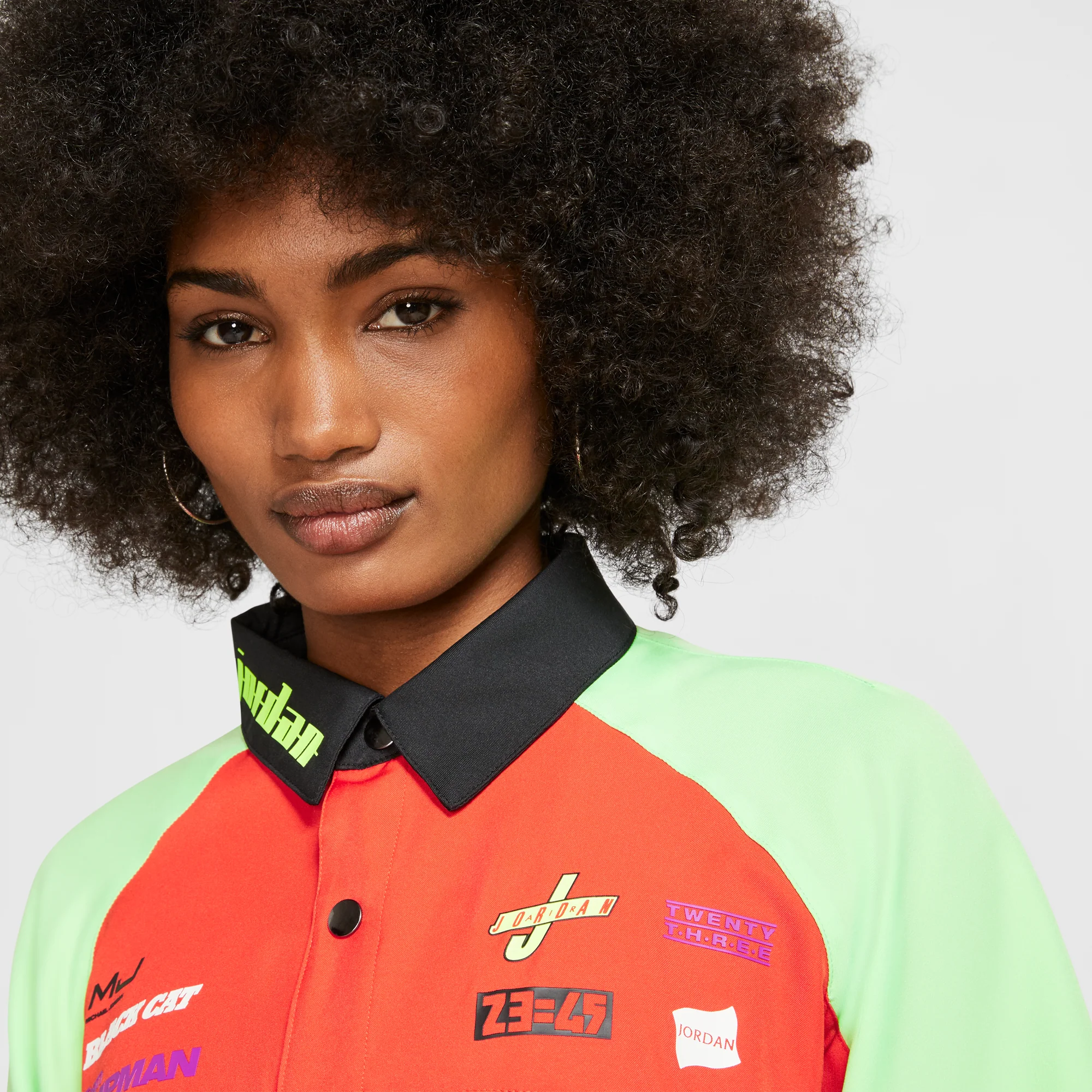 Air Jordan Womens Short Sleeve Moto Shirt - Image 4