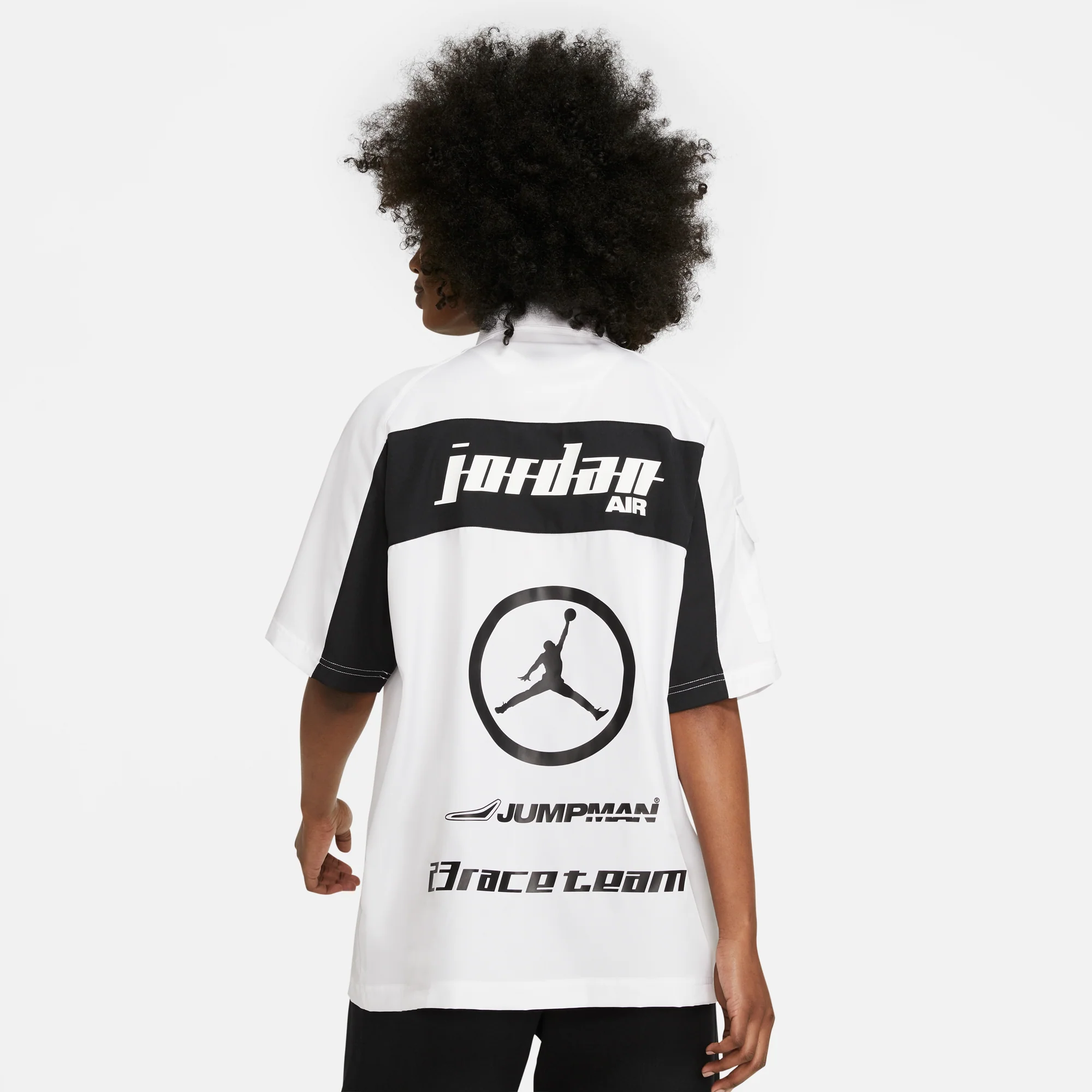 Air Jordan Womens Short Sleeve Moto Shirt - Image 3