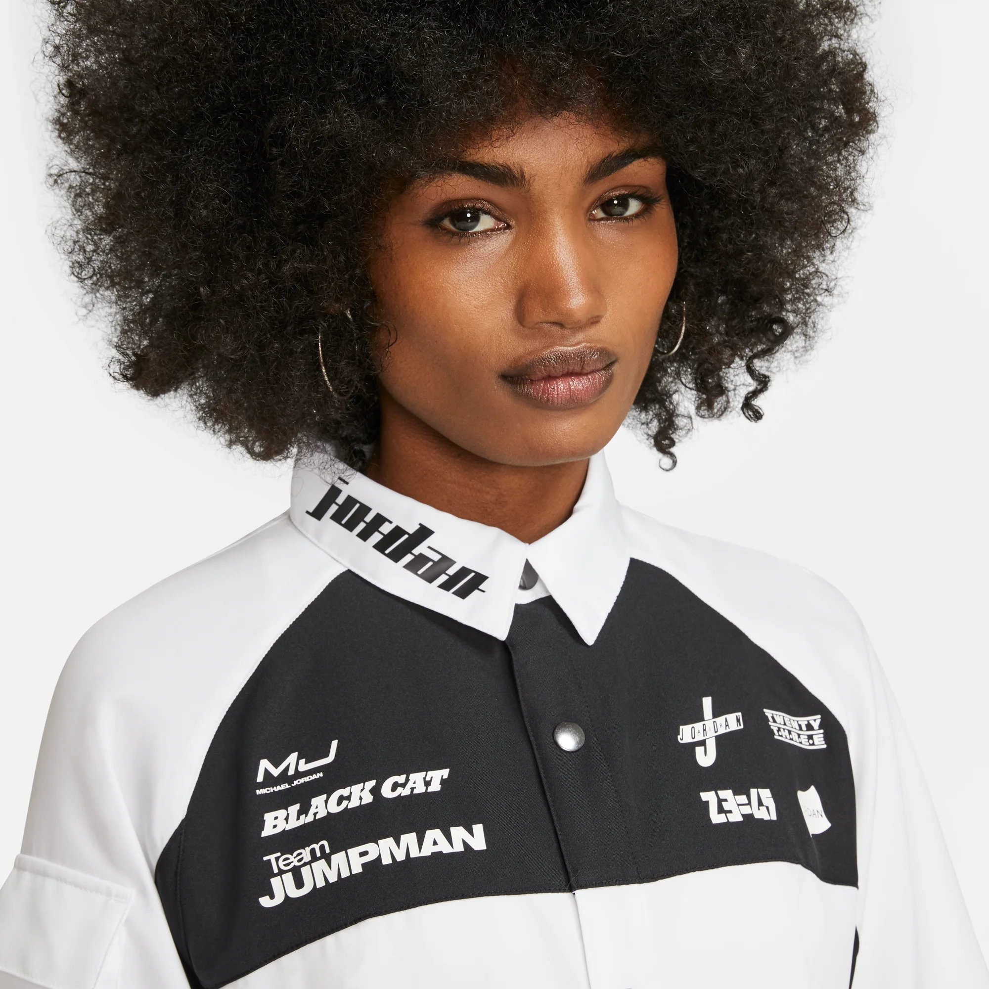 Air Jordan Womens Short Sleeve Moto Shirt - Image 4