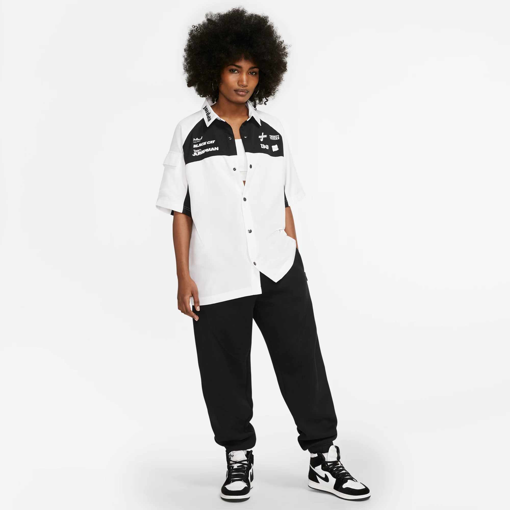 Air Jordan Womens Short Sleeve Moto Shirt - Image 5