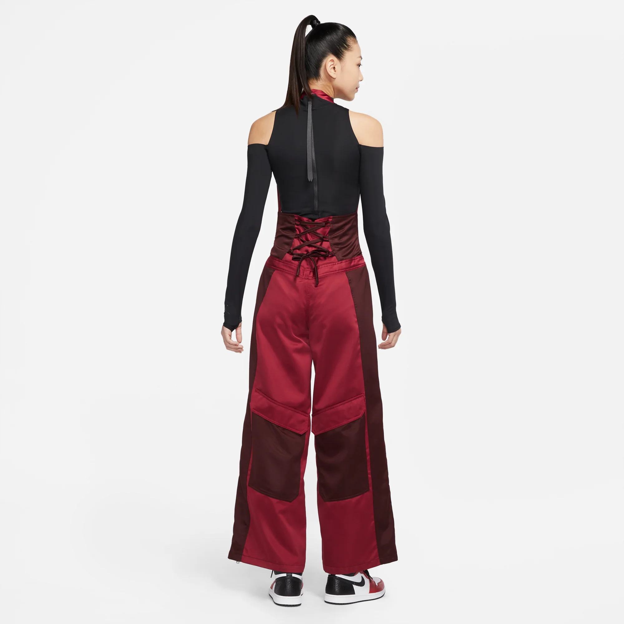 Air Jordan Womens Utility Pants 'Pomegranate' - Image 2