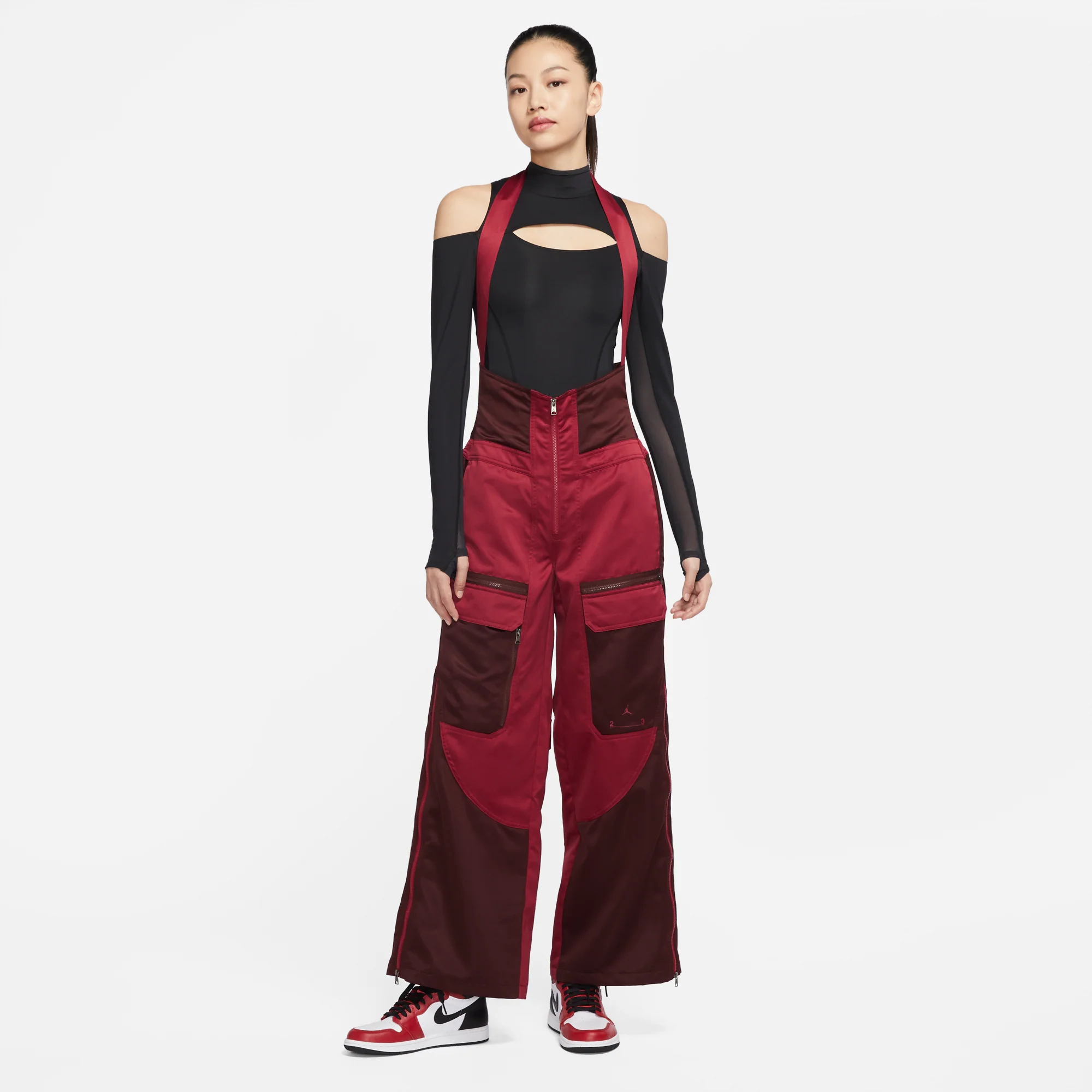 Air Jordan Womens Utility Pants 'Pomegranate' - Image 3