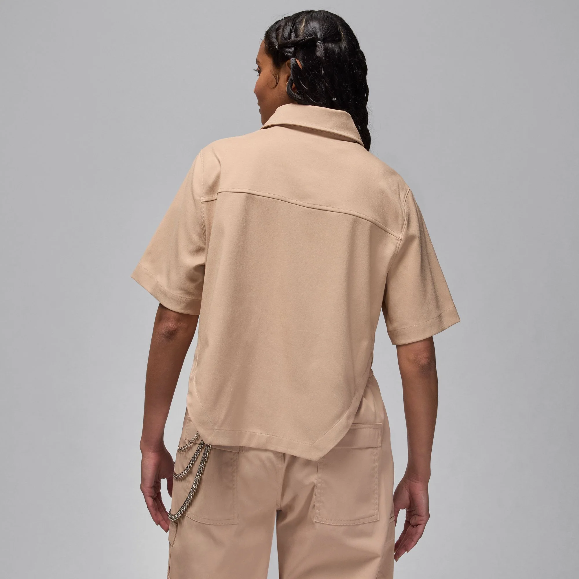 Air Jordan Womens Woven Crop Top - Image 3
