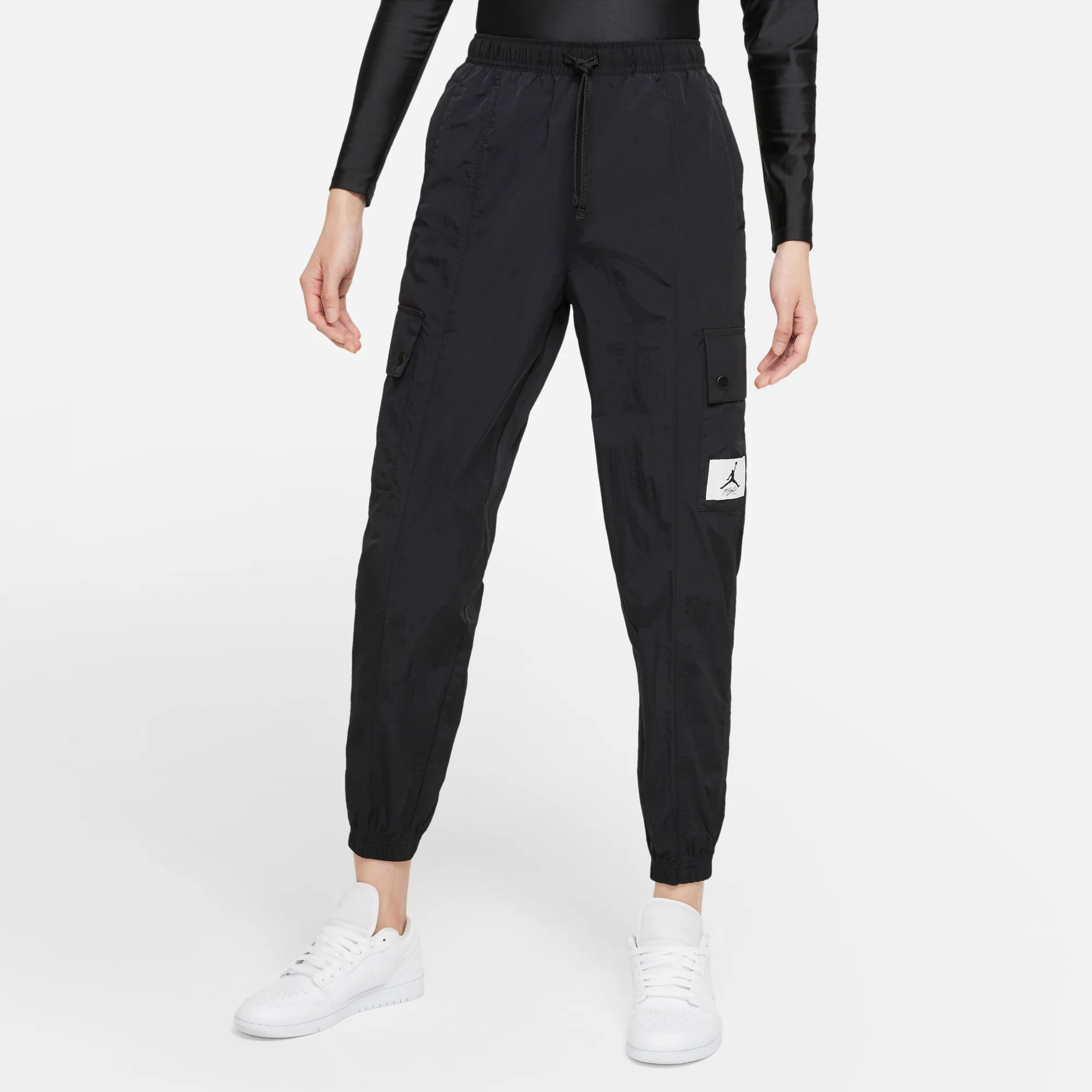 Air Jordan Womens Woven Pants 'Black' - Image 3