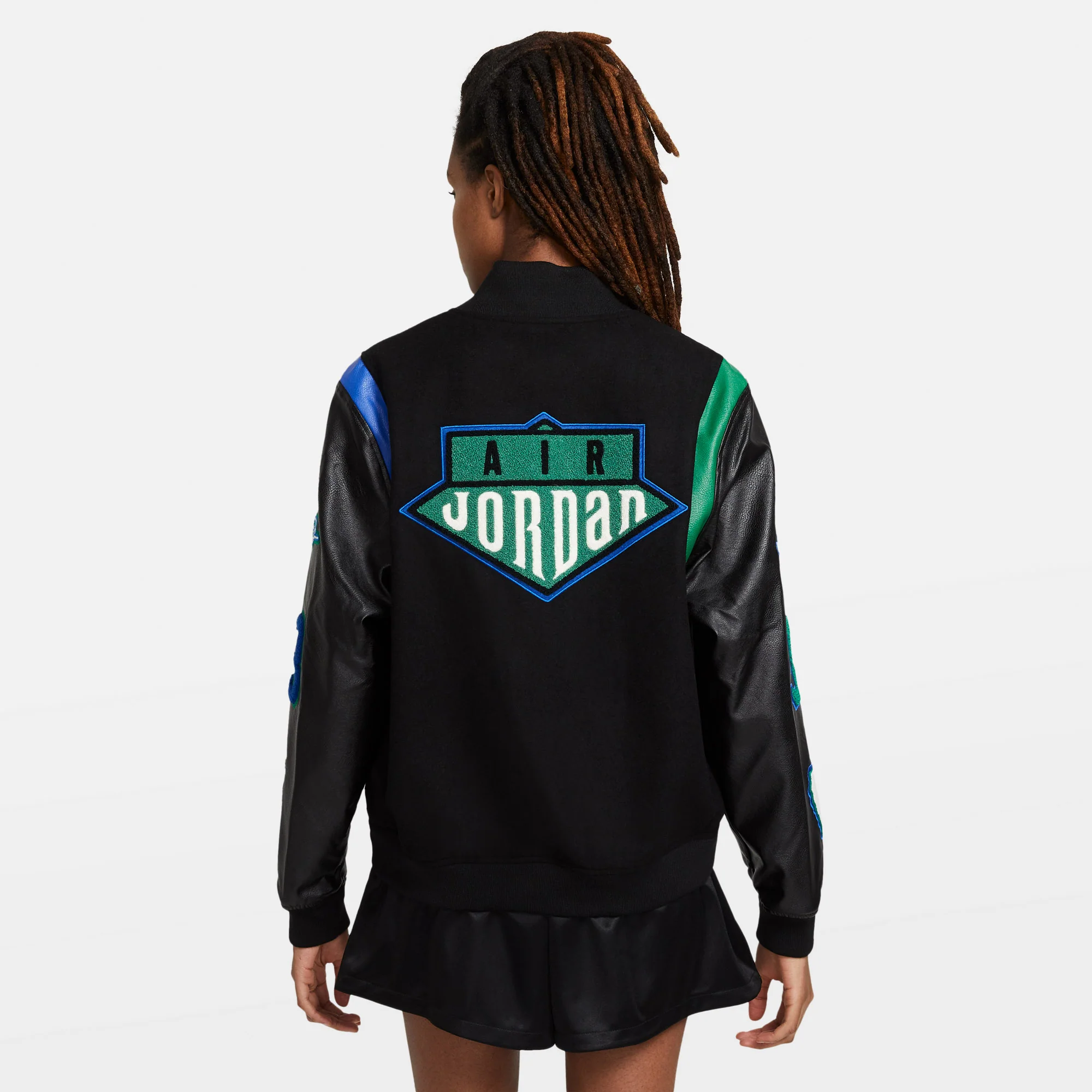 Air Jordan x Aleali May Womens Varsity Jacket - Image 2