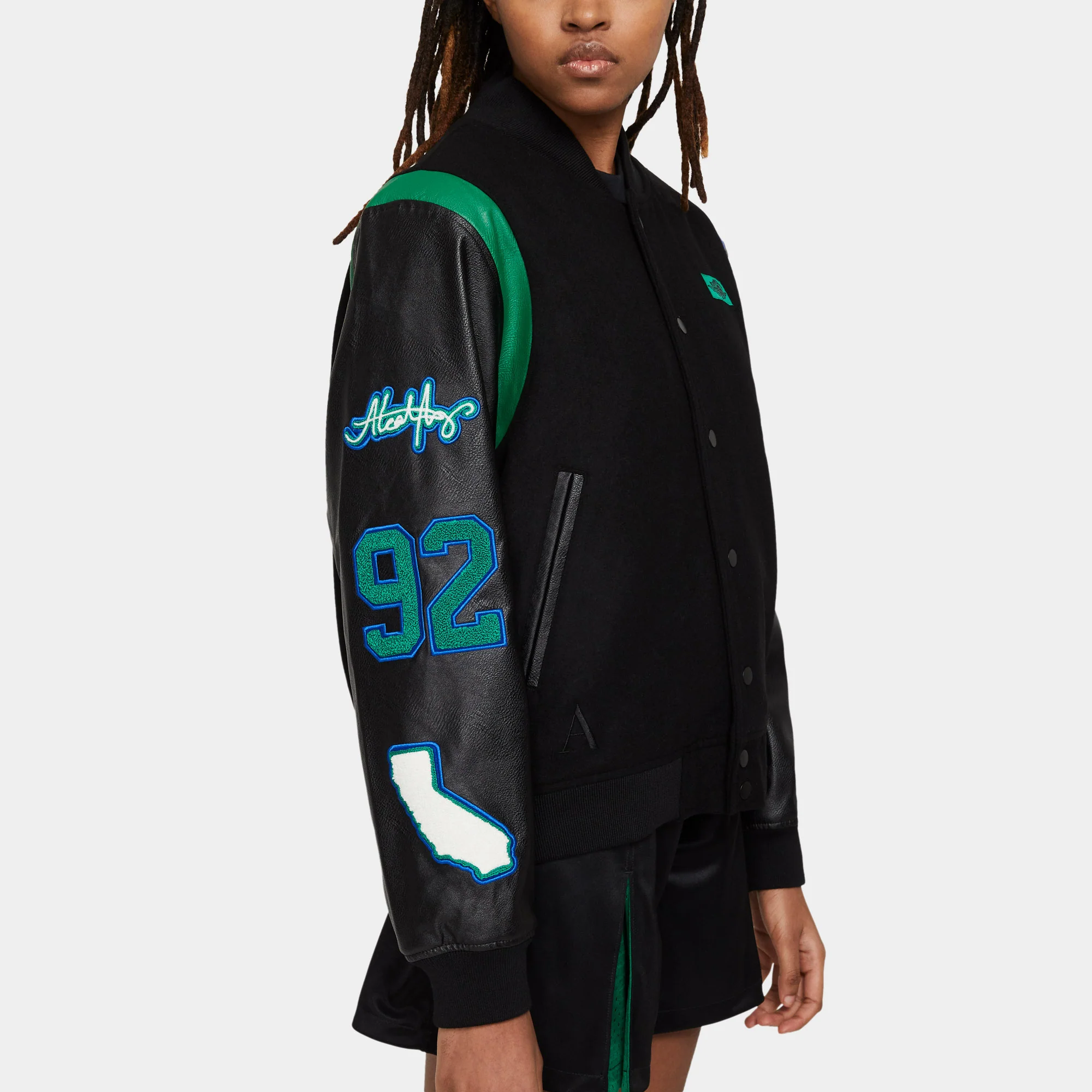 Air Jordan x Aleali May Womens Varsity Jacket - Image 3