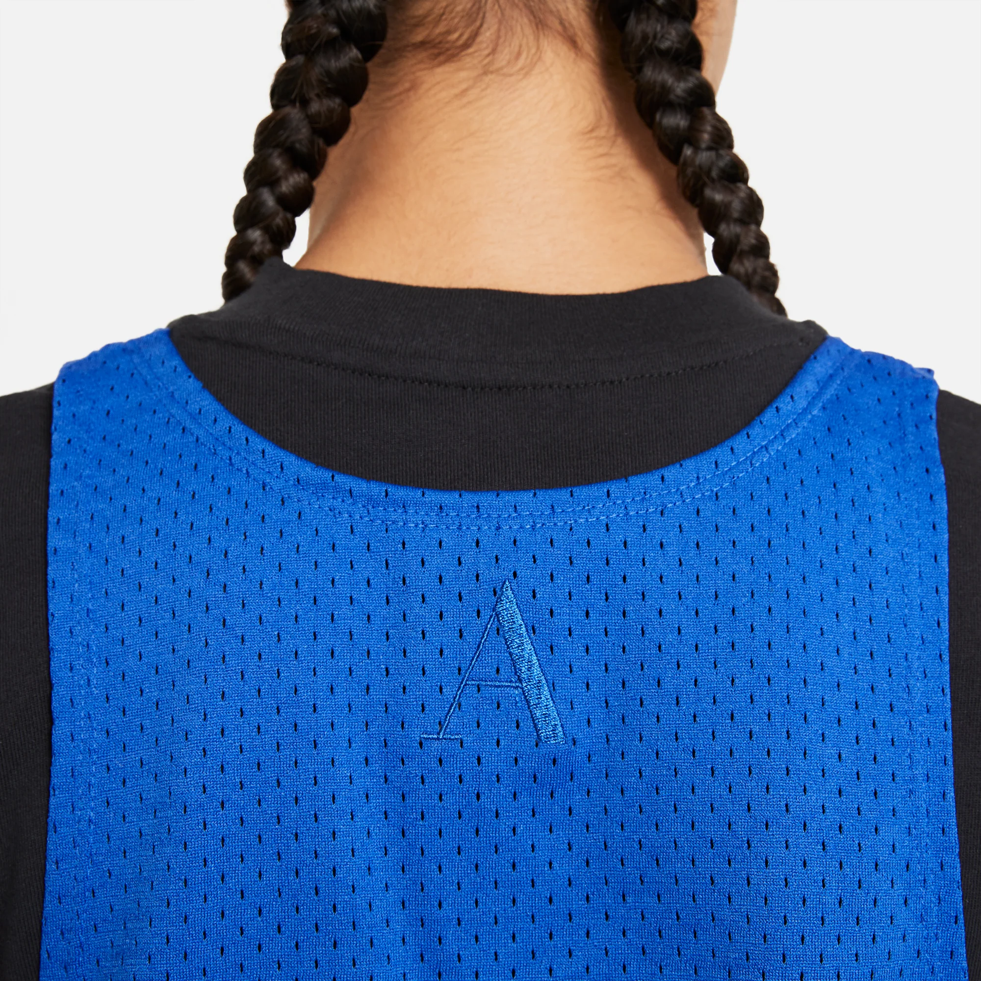Air Jordan x Aleali May Womens Layered Top 'Black Game Royal' - Image 4