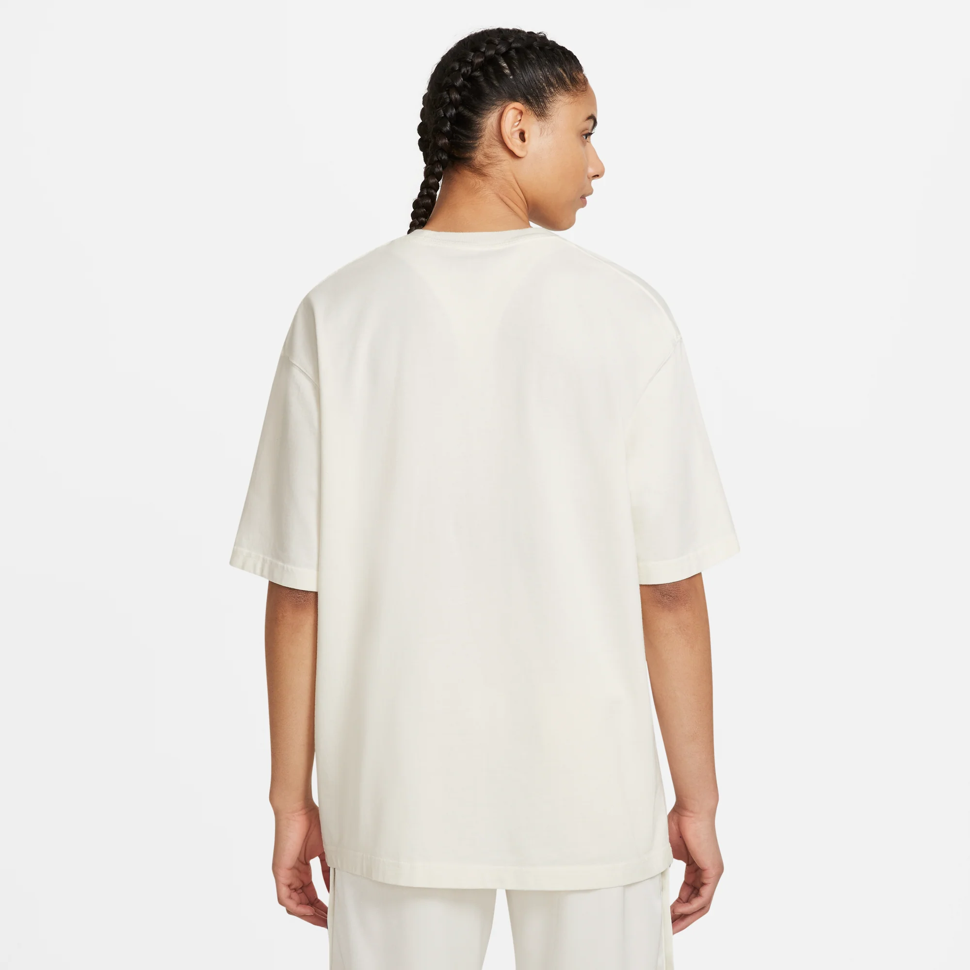 Air Jordan x Aleali May Womens Short Sleeve T-Shirt "Sail' - Image 2