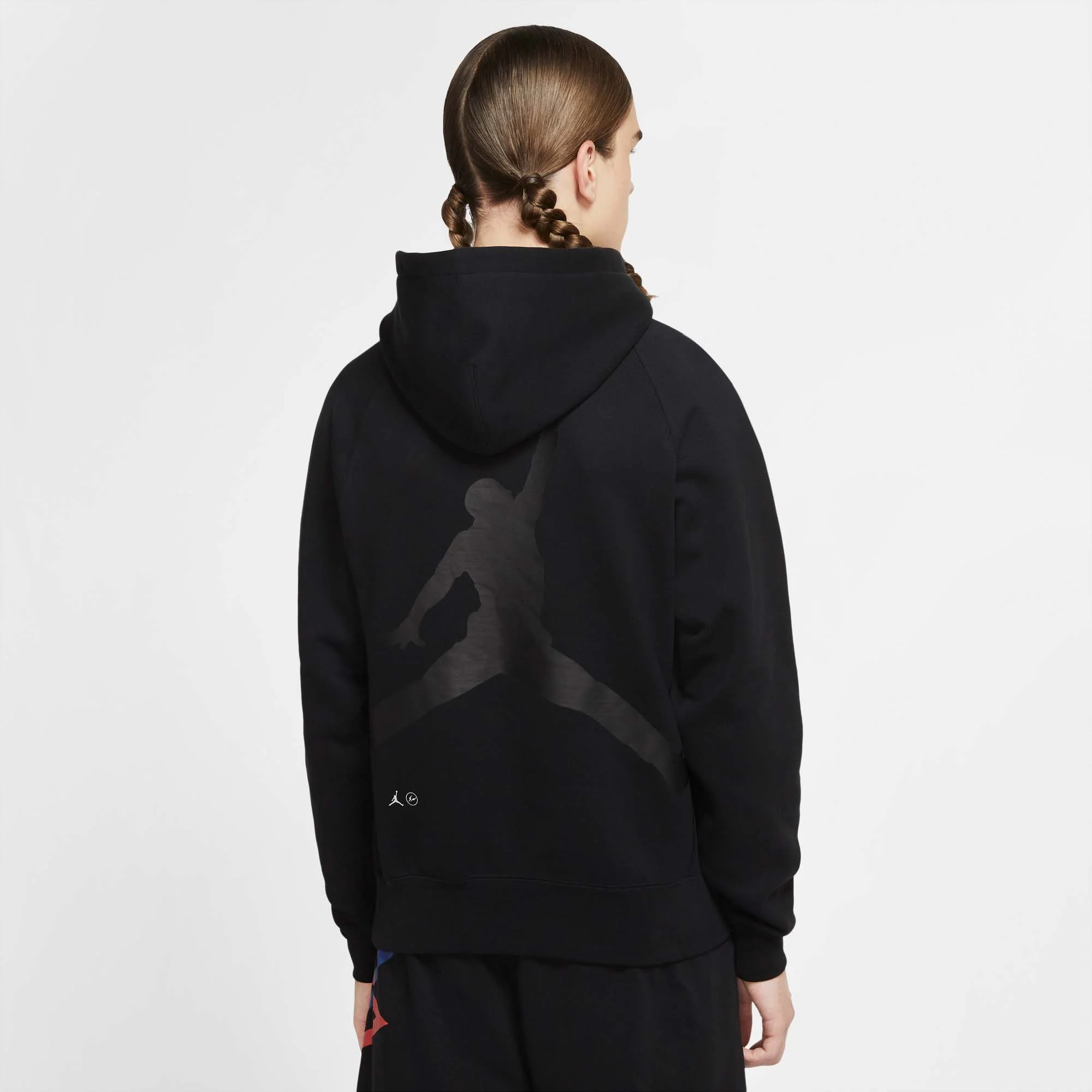 Air Jordan x Fragment Mens Fleece Pullover Hoodie - Image 2
