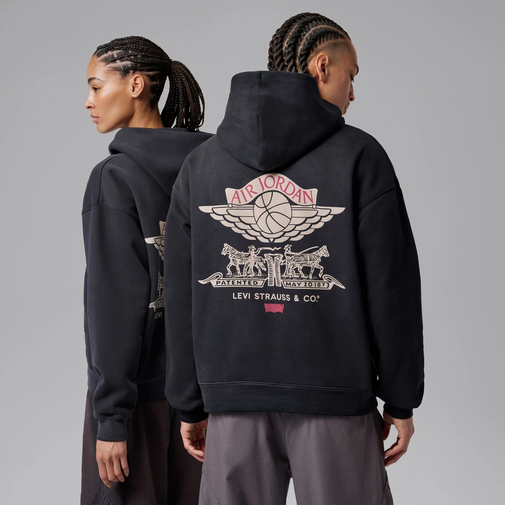 Air Jordan x Levi's Mens Full-Zip Hoodie - Image 3