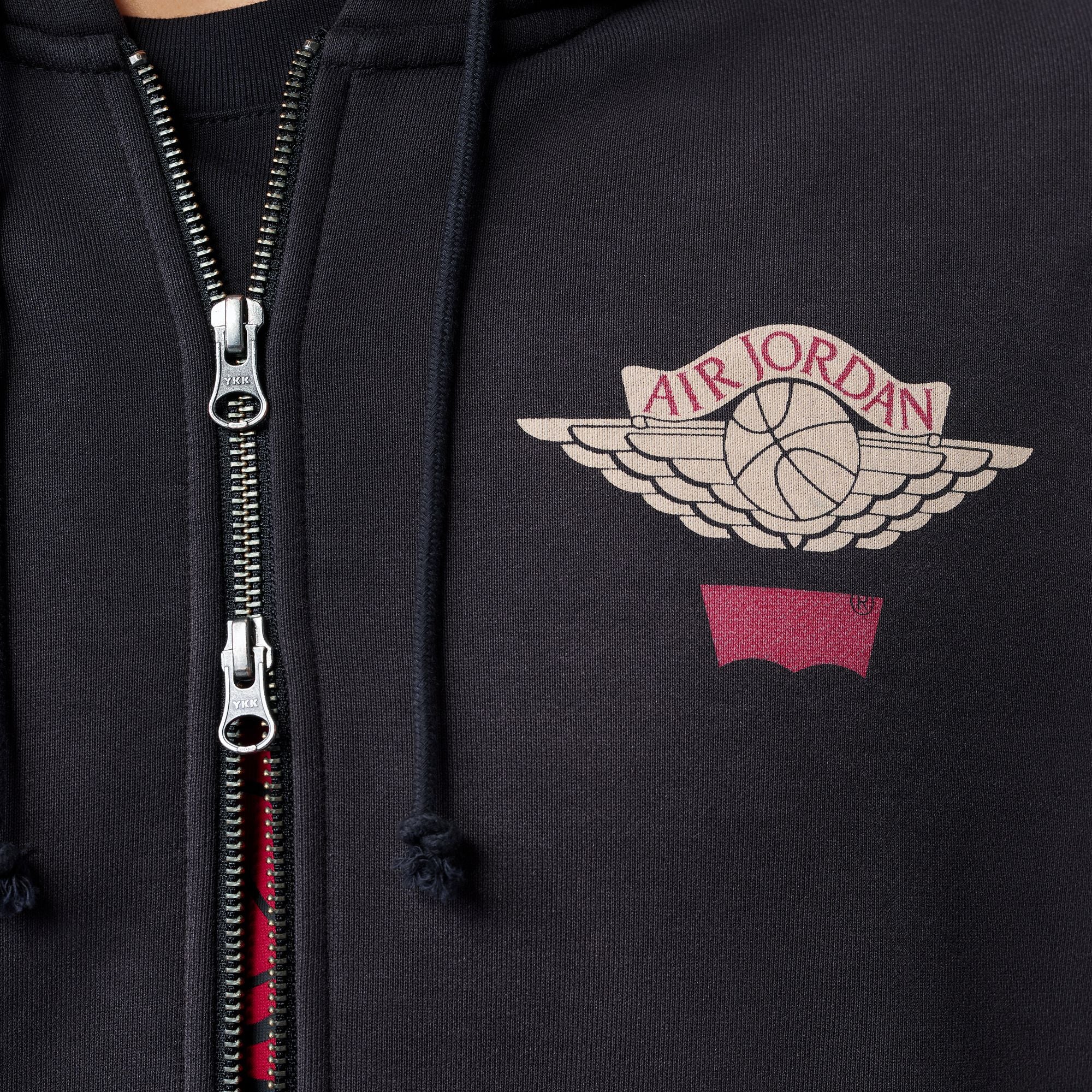 Air Jordan x Levi's Mens Full-Zip Hoodie - Image 4