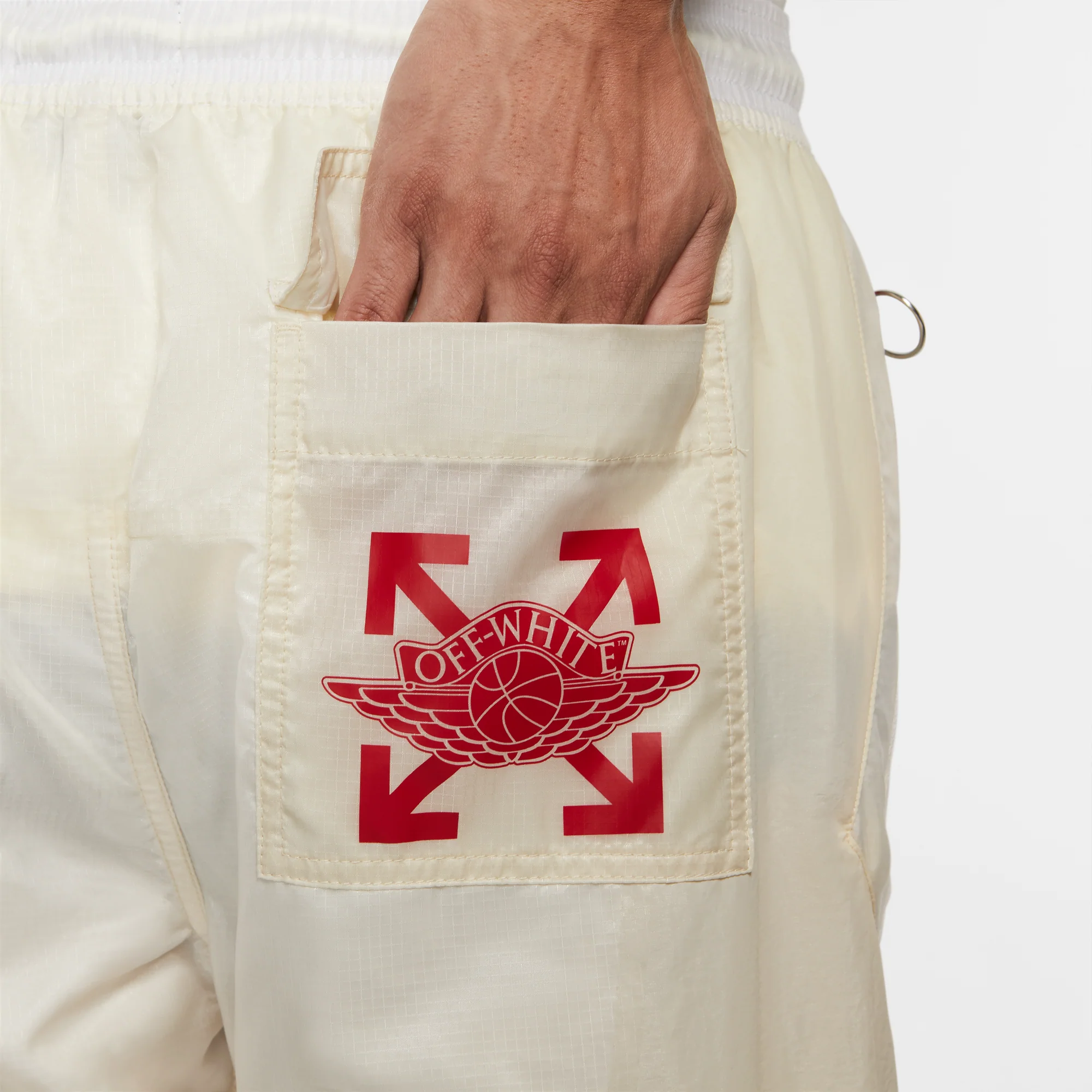Air Jordan x Off White 'Sail' Pants - Image 5