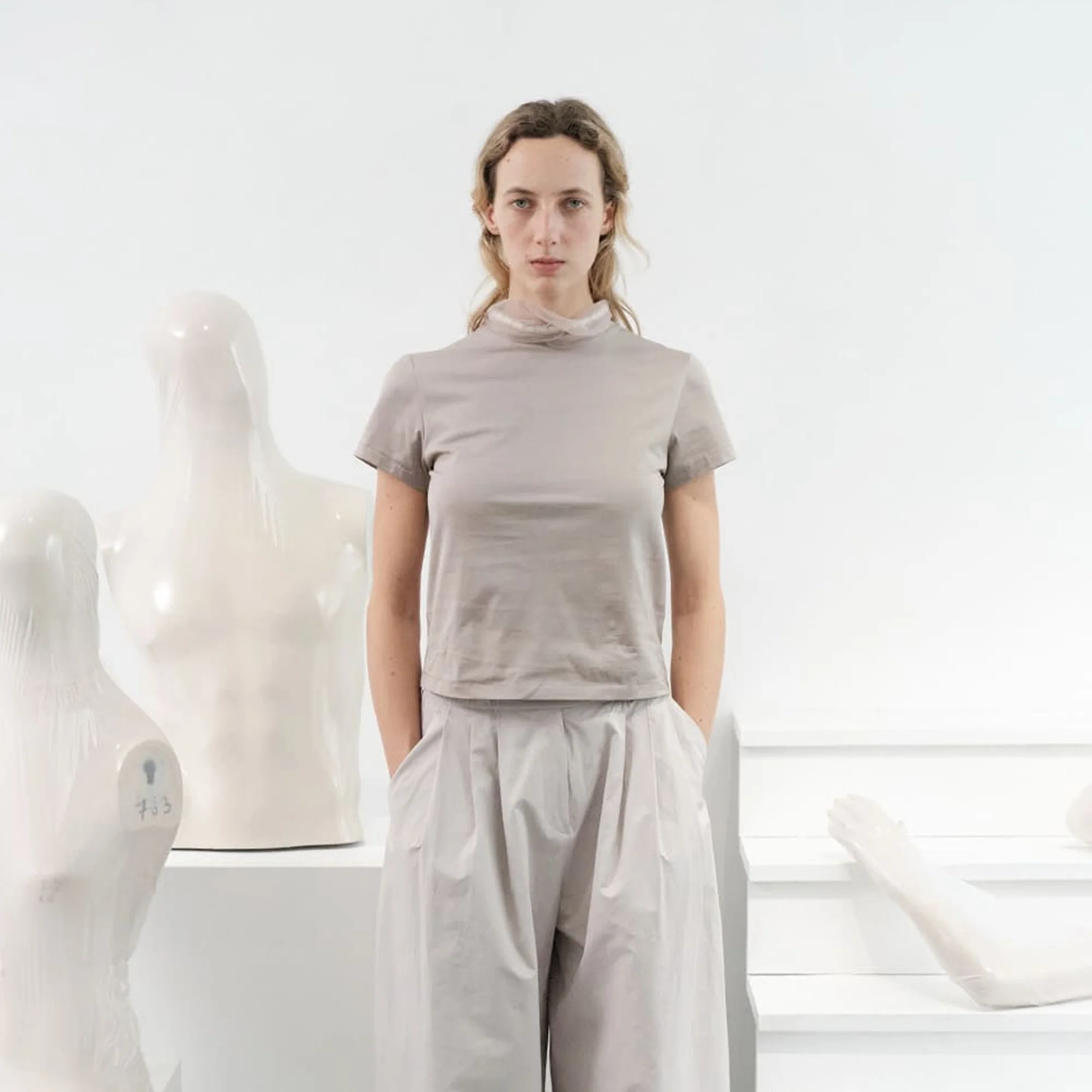 Amomento Womens Basic Tee - Image 2