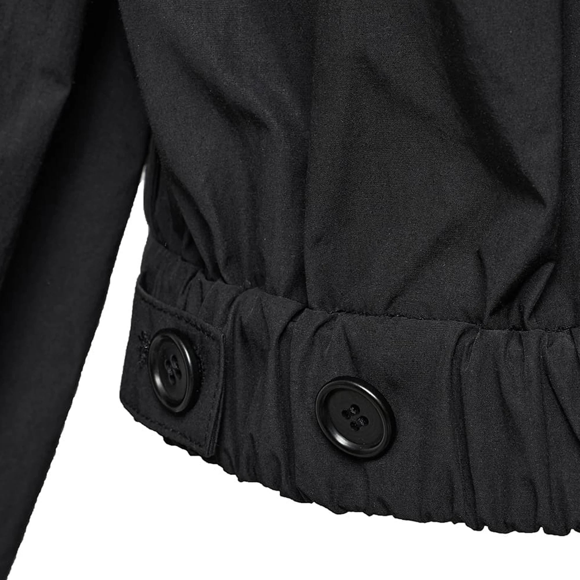 Amomento Womens Cropped Zip-Up Jumper - Image 4