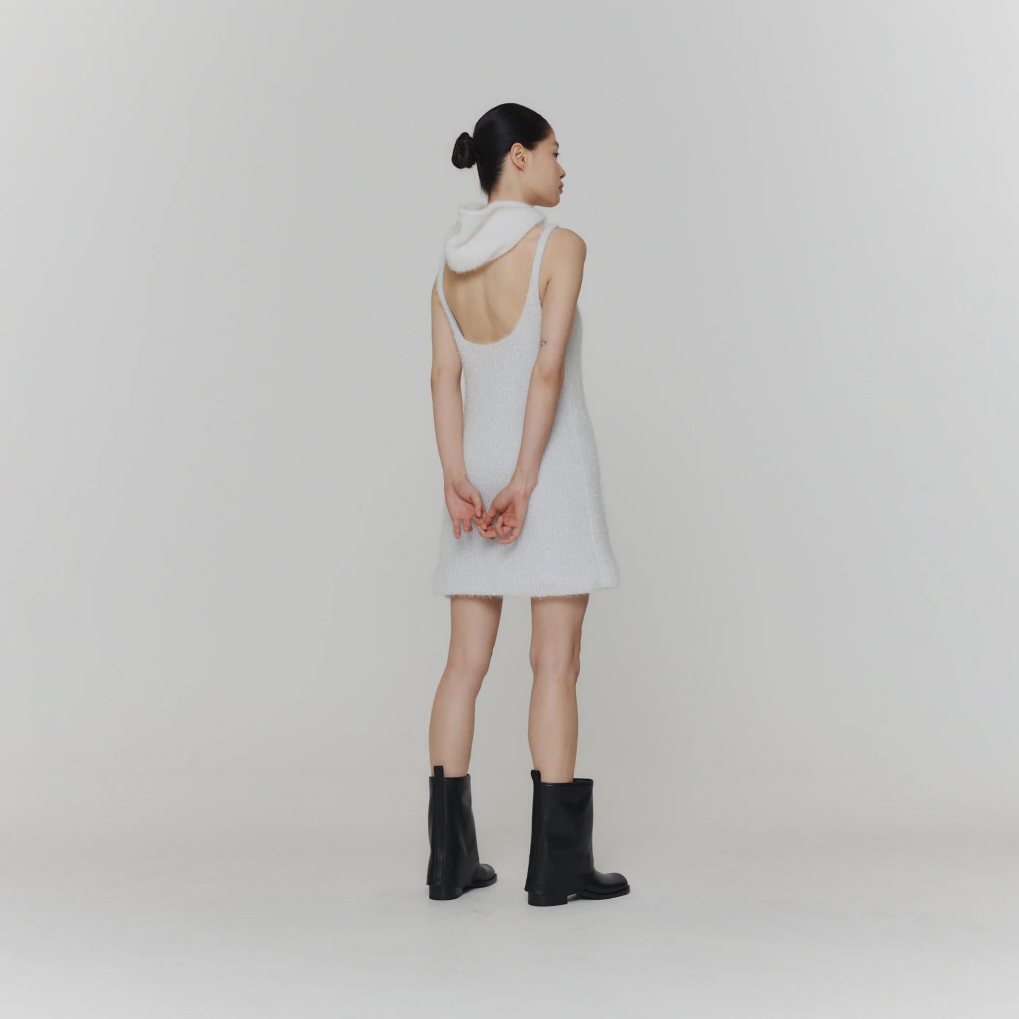 Amomento Womens Hairy Layered Dress - Image 4