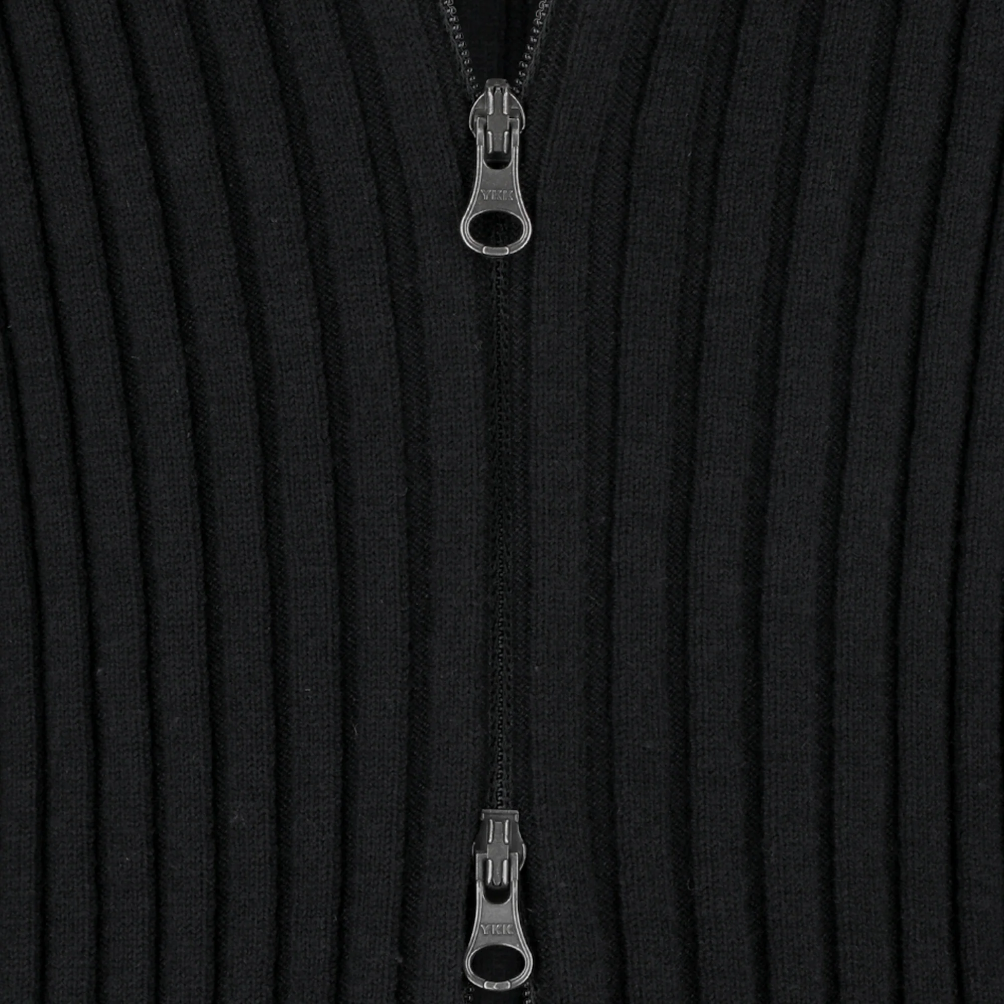 Amomento Womens Ribbed High Neck Zip Up - Image 4