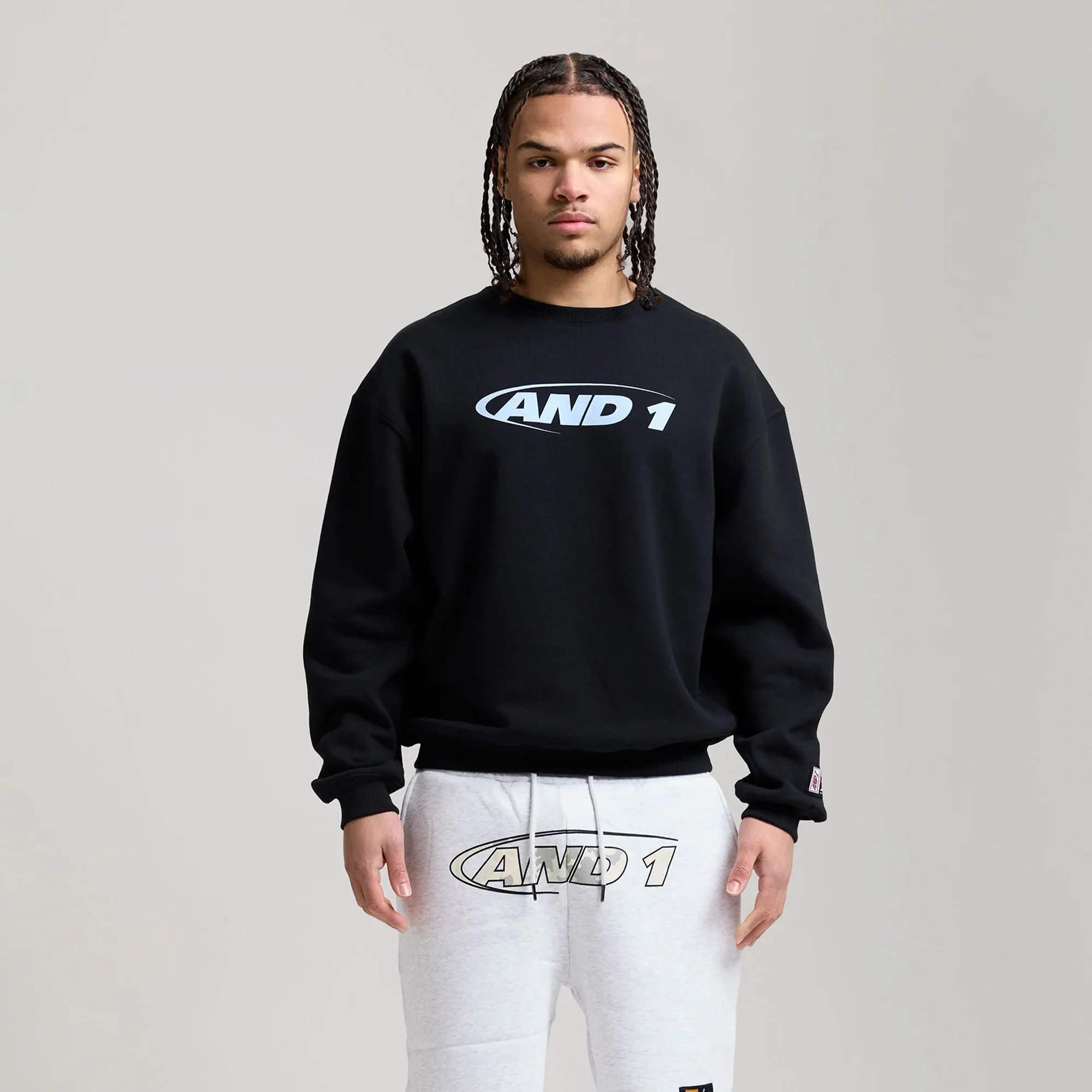 AND1 Mens Shot Caller Oversized Sweatshirt - Image 3