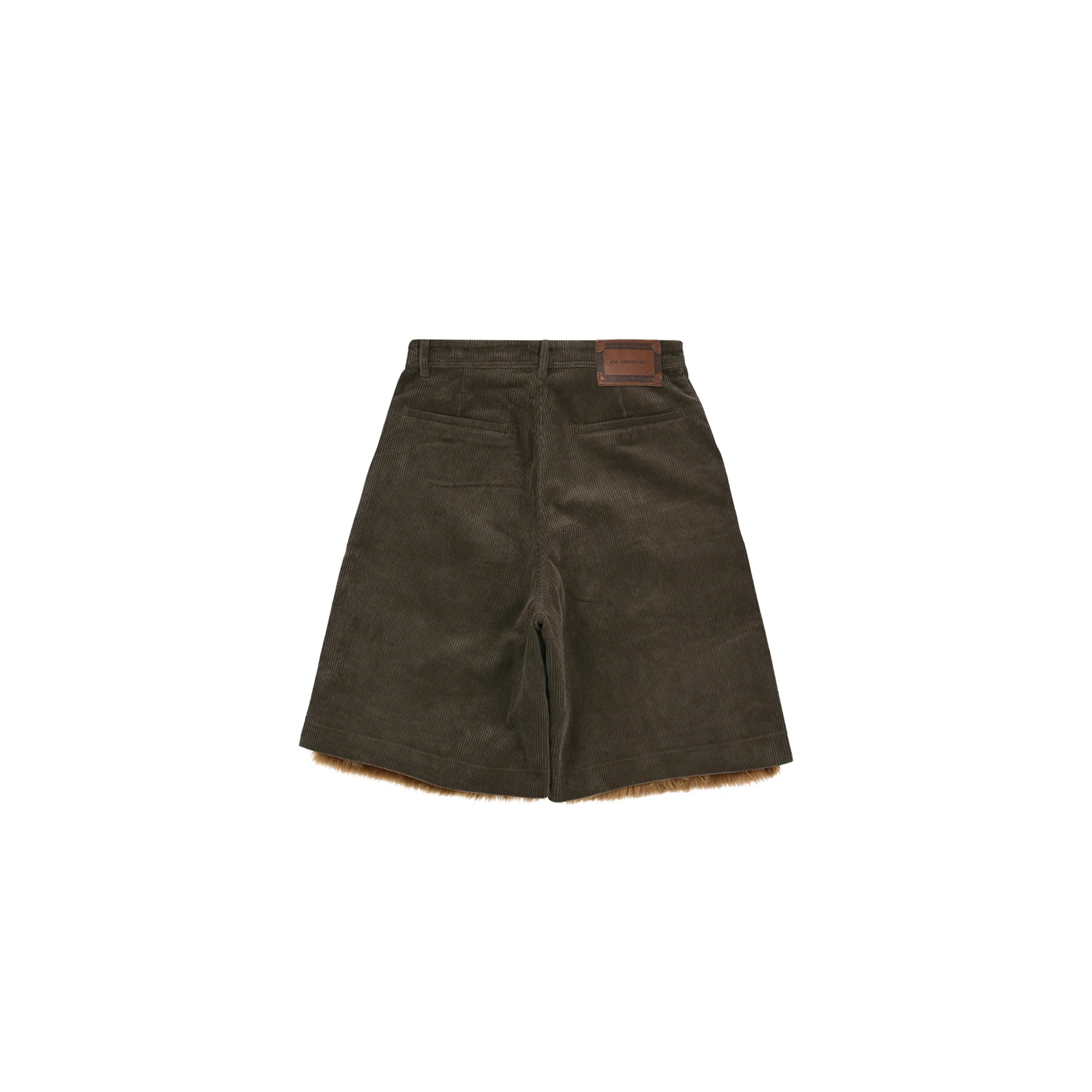 Andersson Bell Mens Faux Fur Patchwork Shorts - Image 2