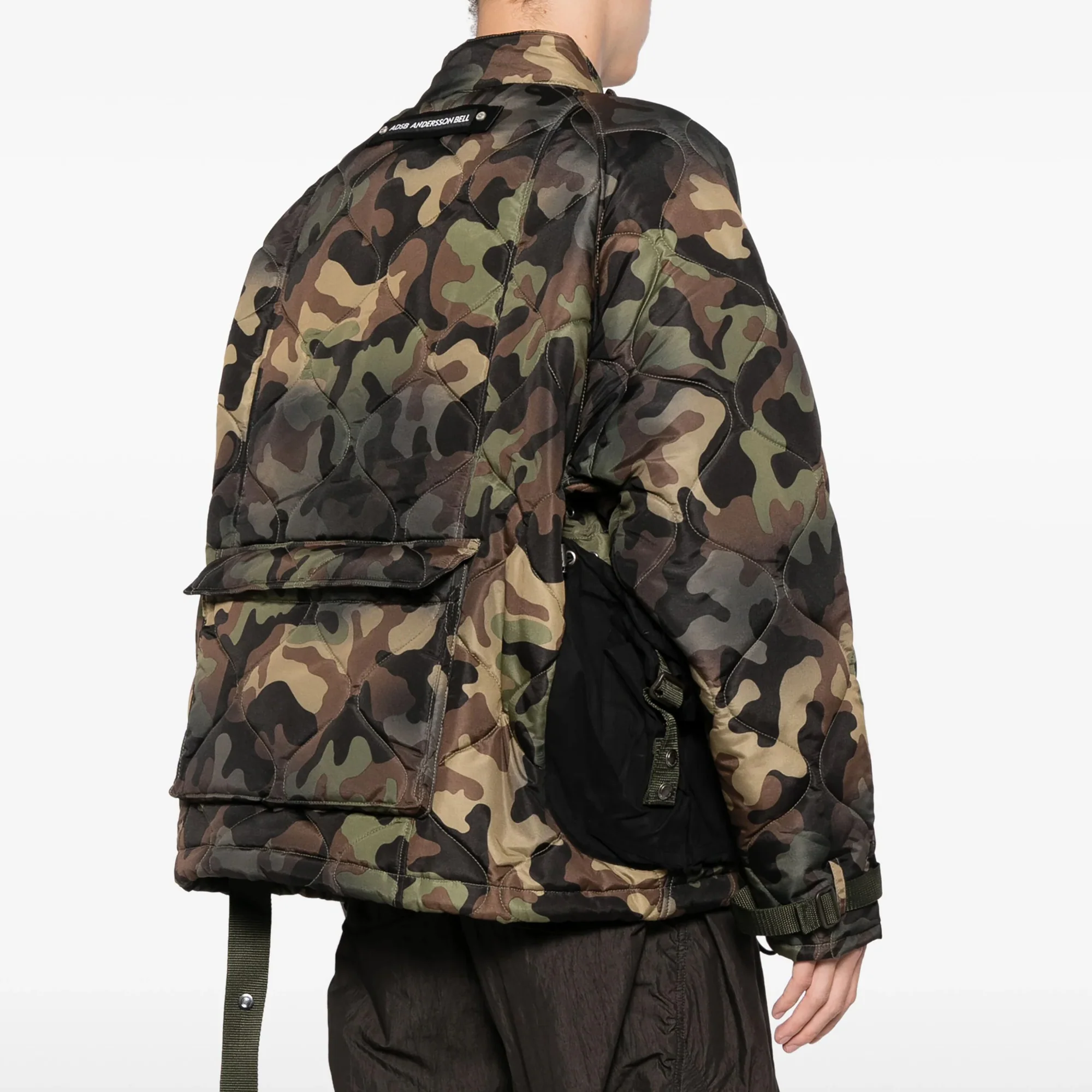 Andersson Bell Mens Multi Pocket Camouflage Quilted Jumper Jacket - Image 3