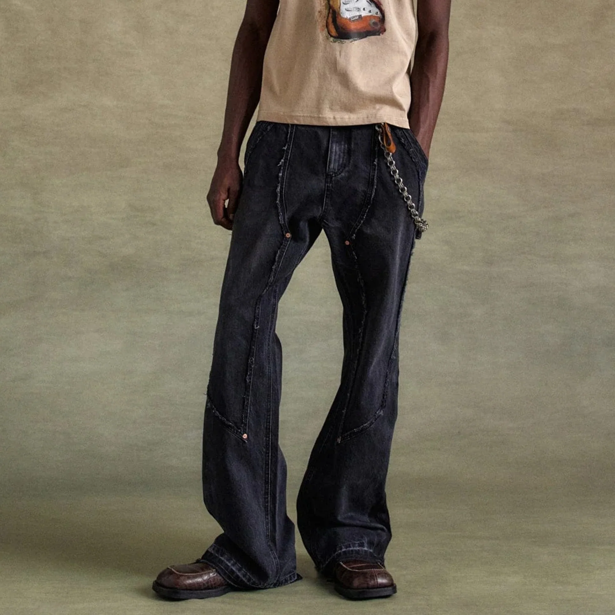 Andersson Bell Mens Rodeo Carpenter Wide Jeans - Image 2