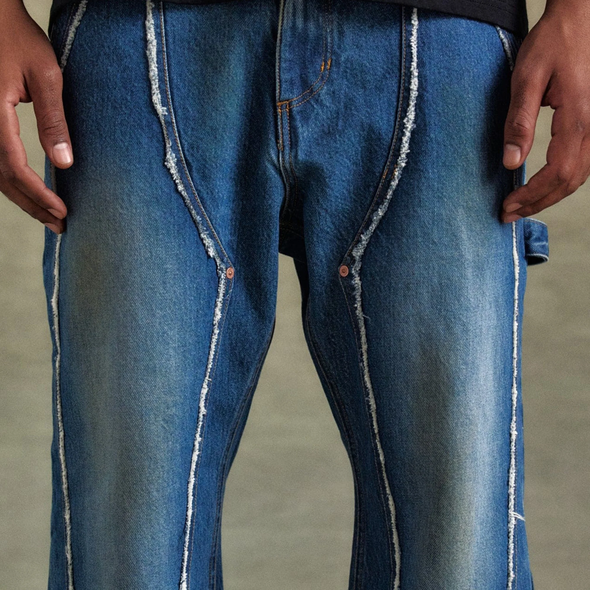 Andersson Bell Mens Rodeo Carpenter Wide Jeans - Image 4