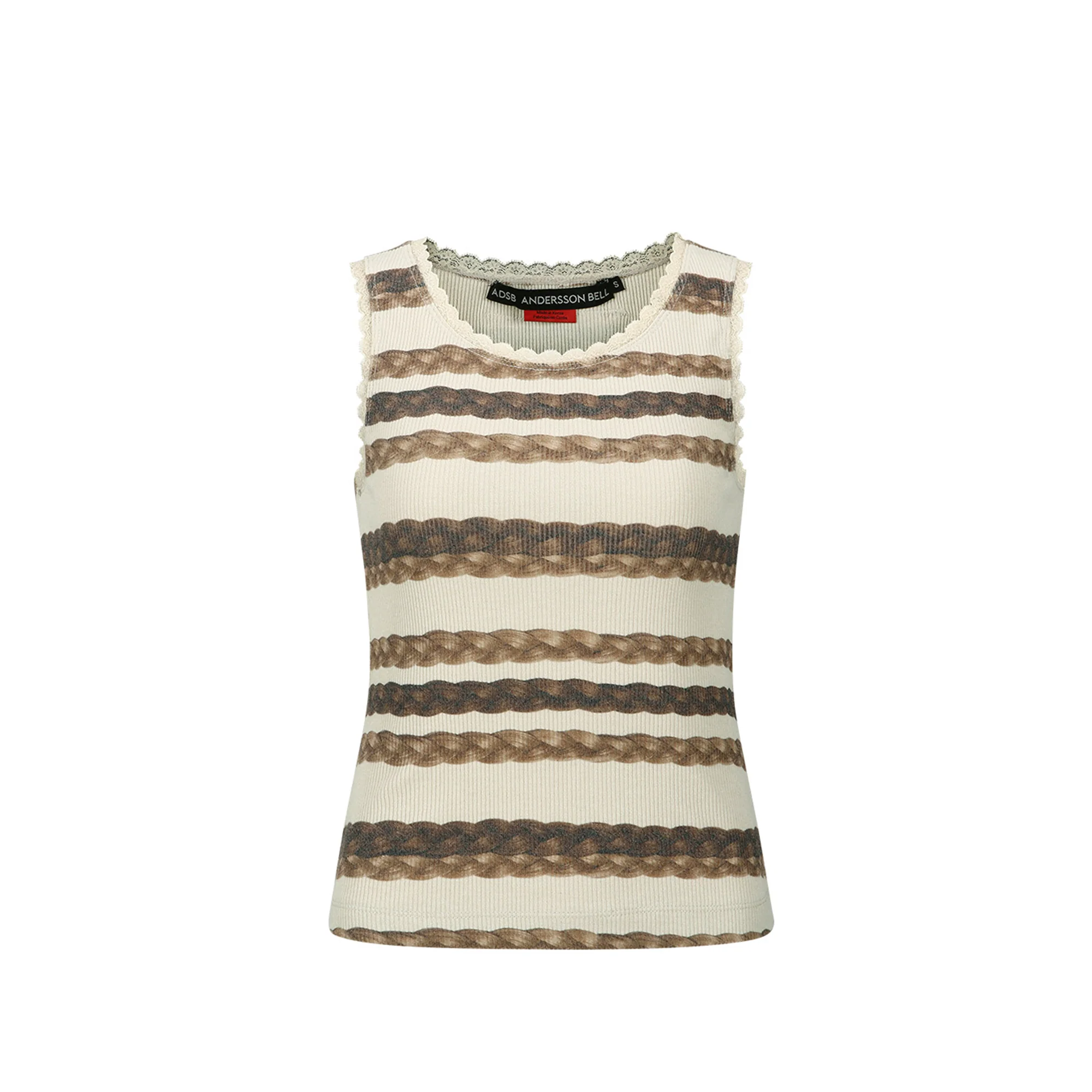 Andersson Bell Womens Hair Braid Stripe Tank Top
