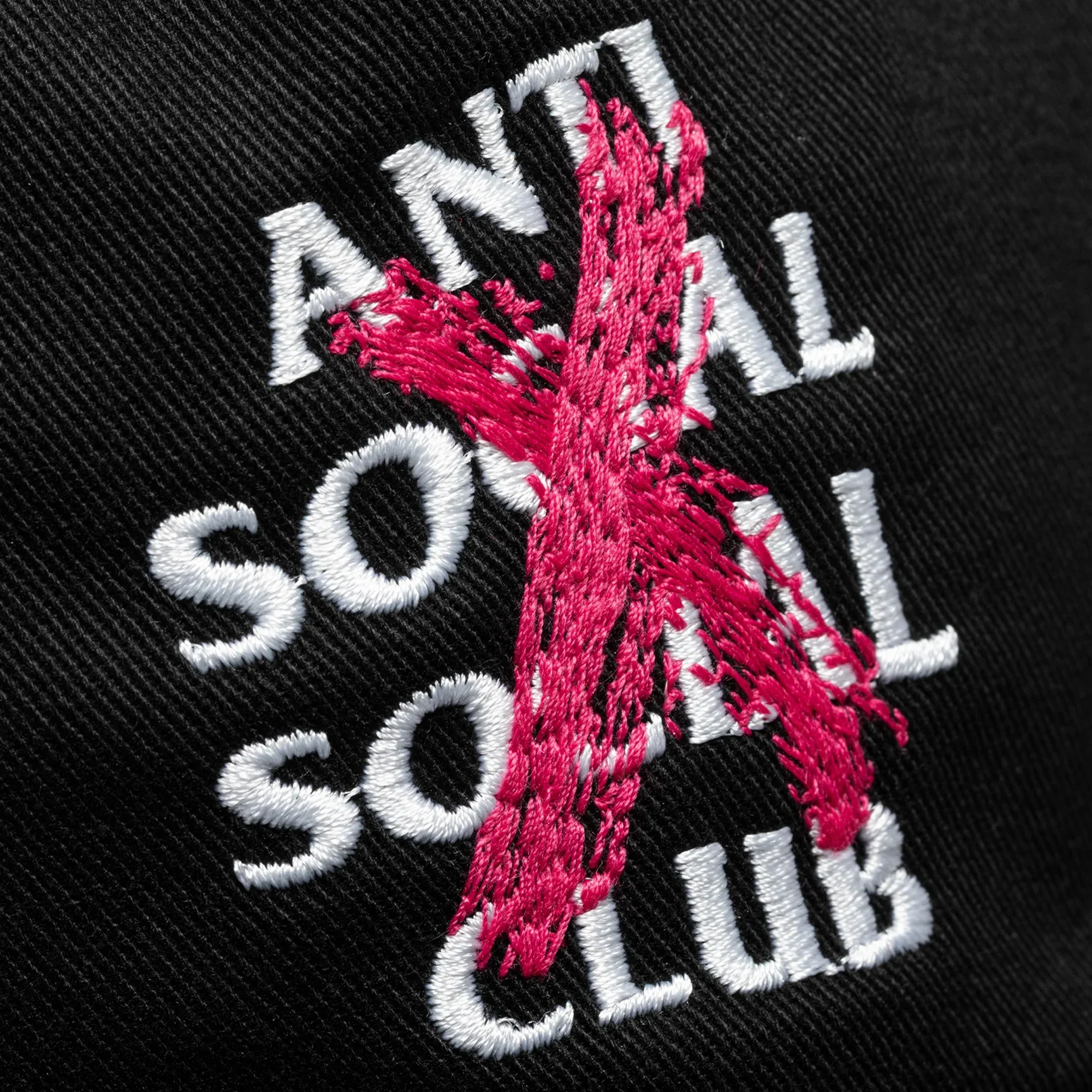 Anti Social Social Club Cancelled Paint Snap Back Hat - Image 2
