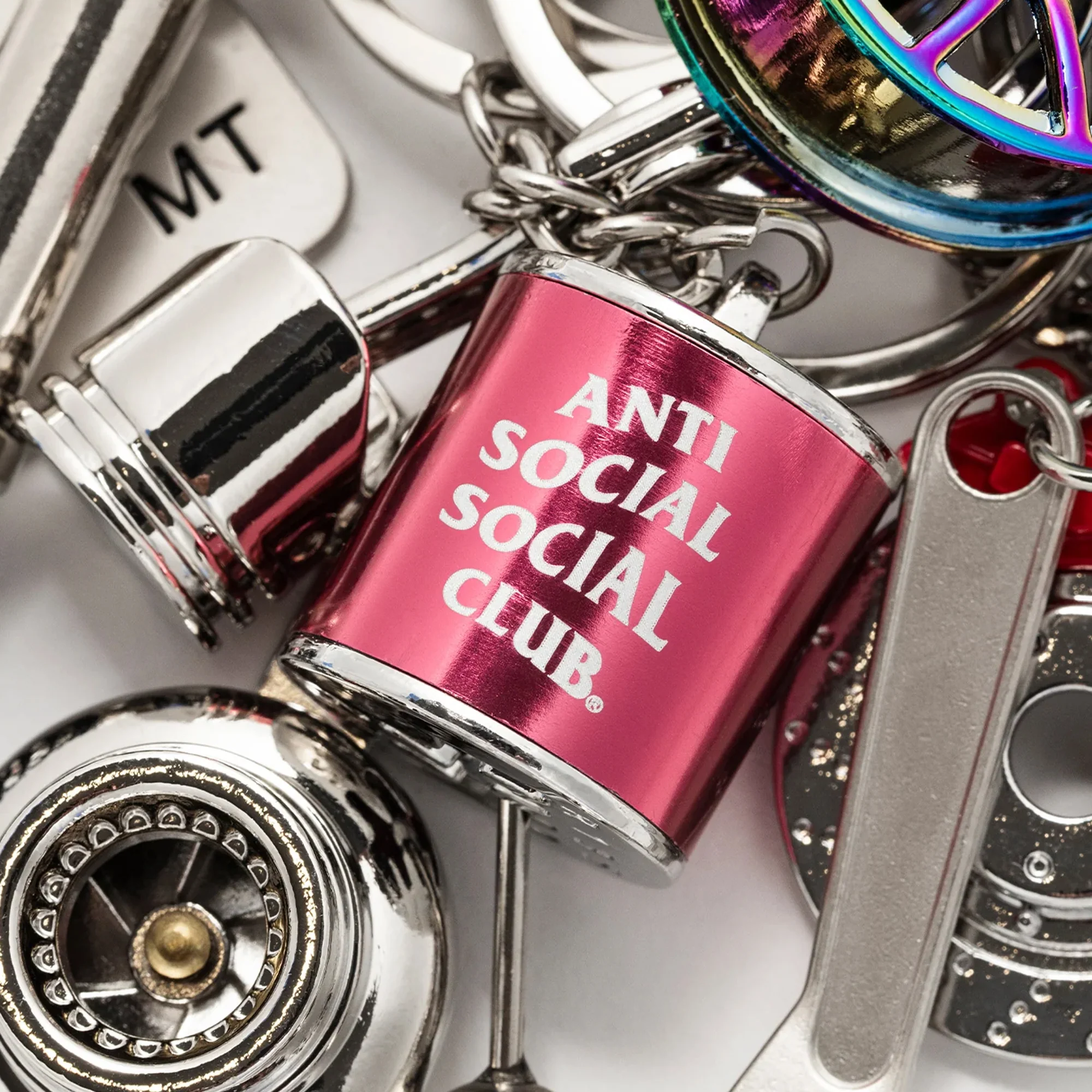 Anti Social Social Club Car Part Keychain - Image 2