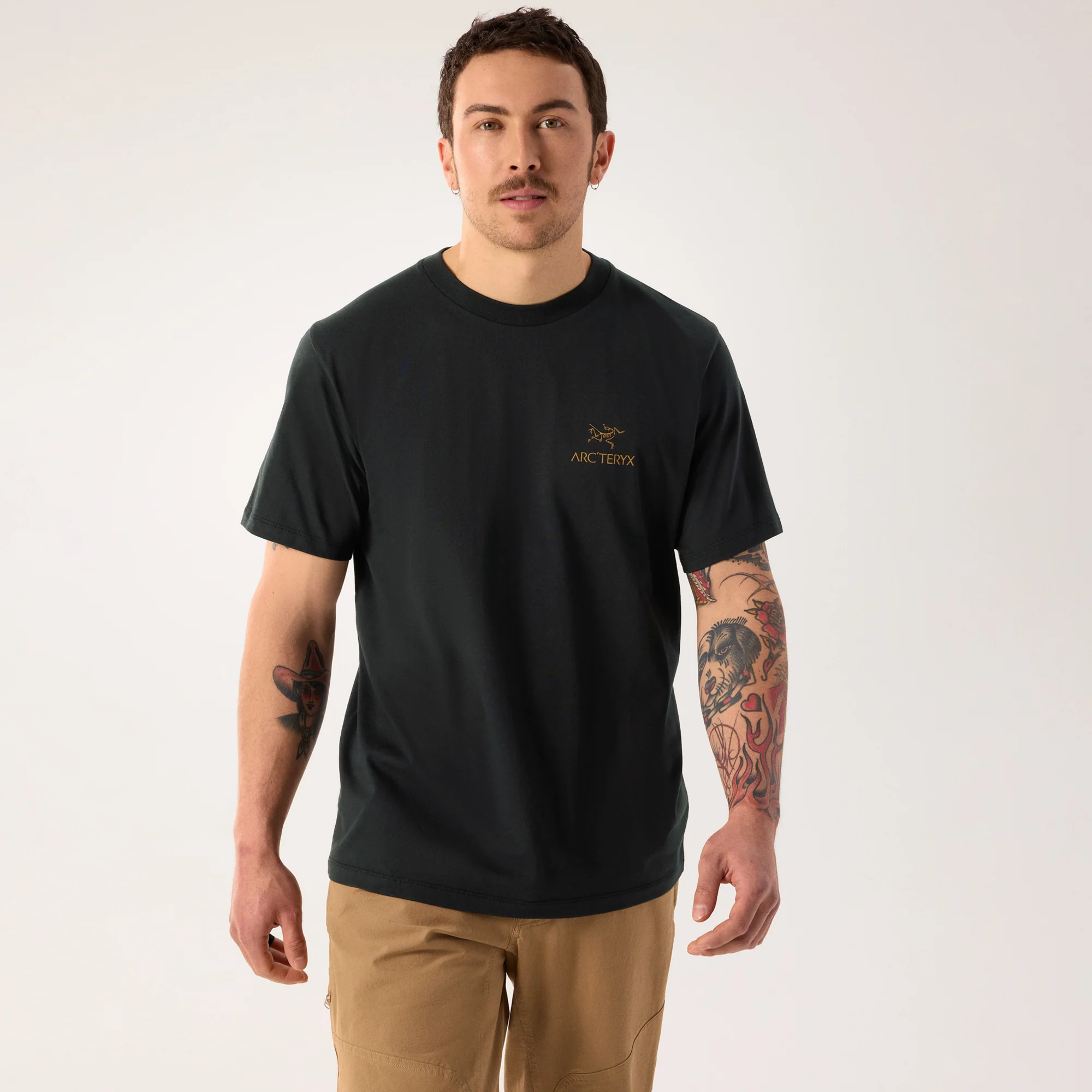 Arc'teryx Mens Kragg SL Cotton Bird Word Tee - Image 2
