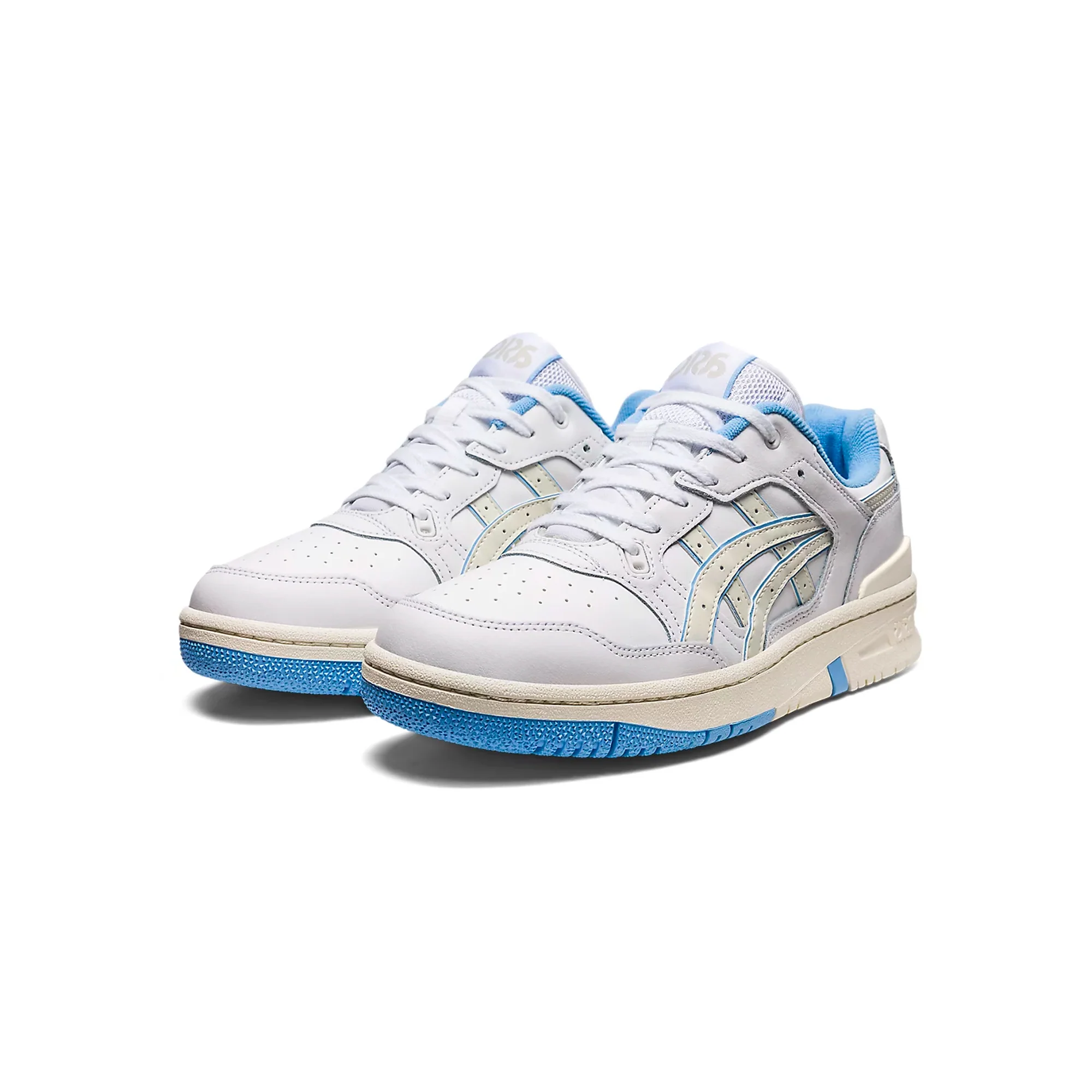 Asics Mens EX89 Shoes 'White/Cream' - Image 2