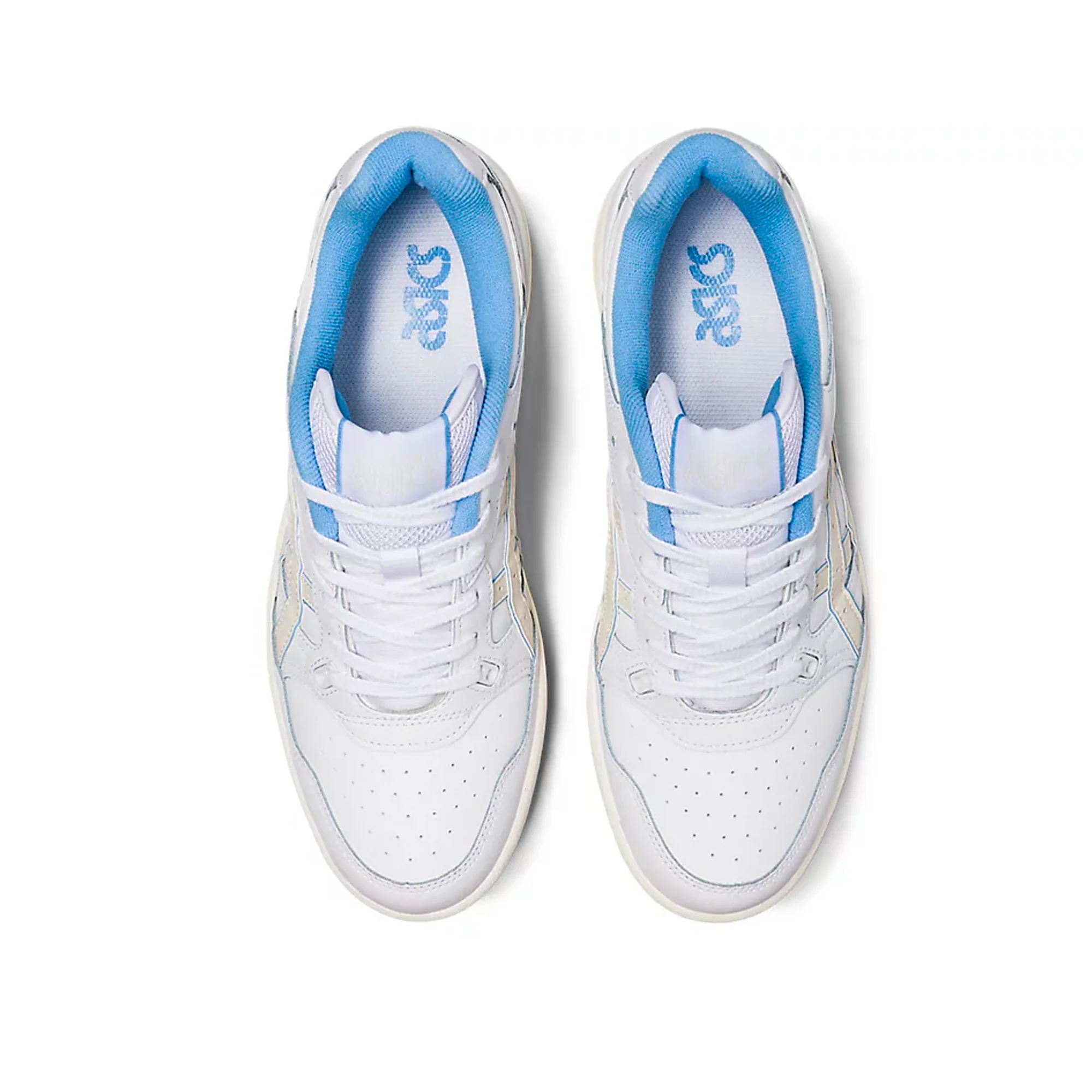 Asics Mens EX89 Shoes 'White/Cream' - Image 4