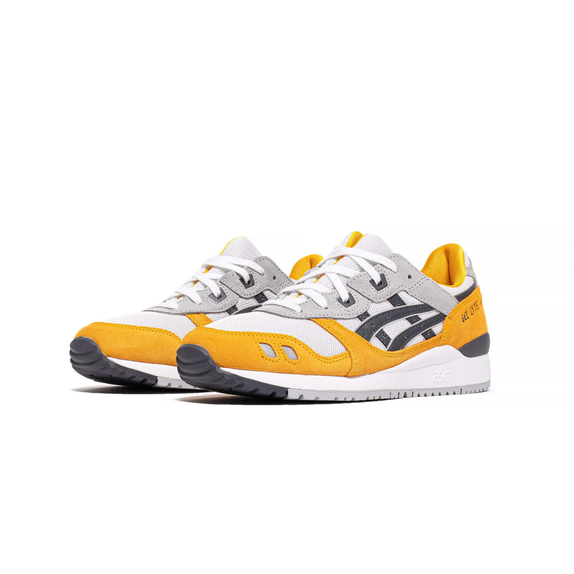 Asics Mens Gel-Lyte III OG Shoes 'Sunflower/Carrier Grey' - Image 2