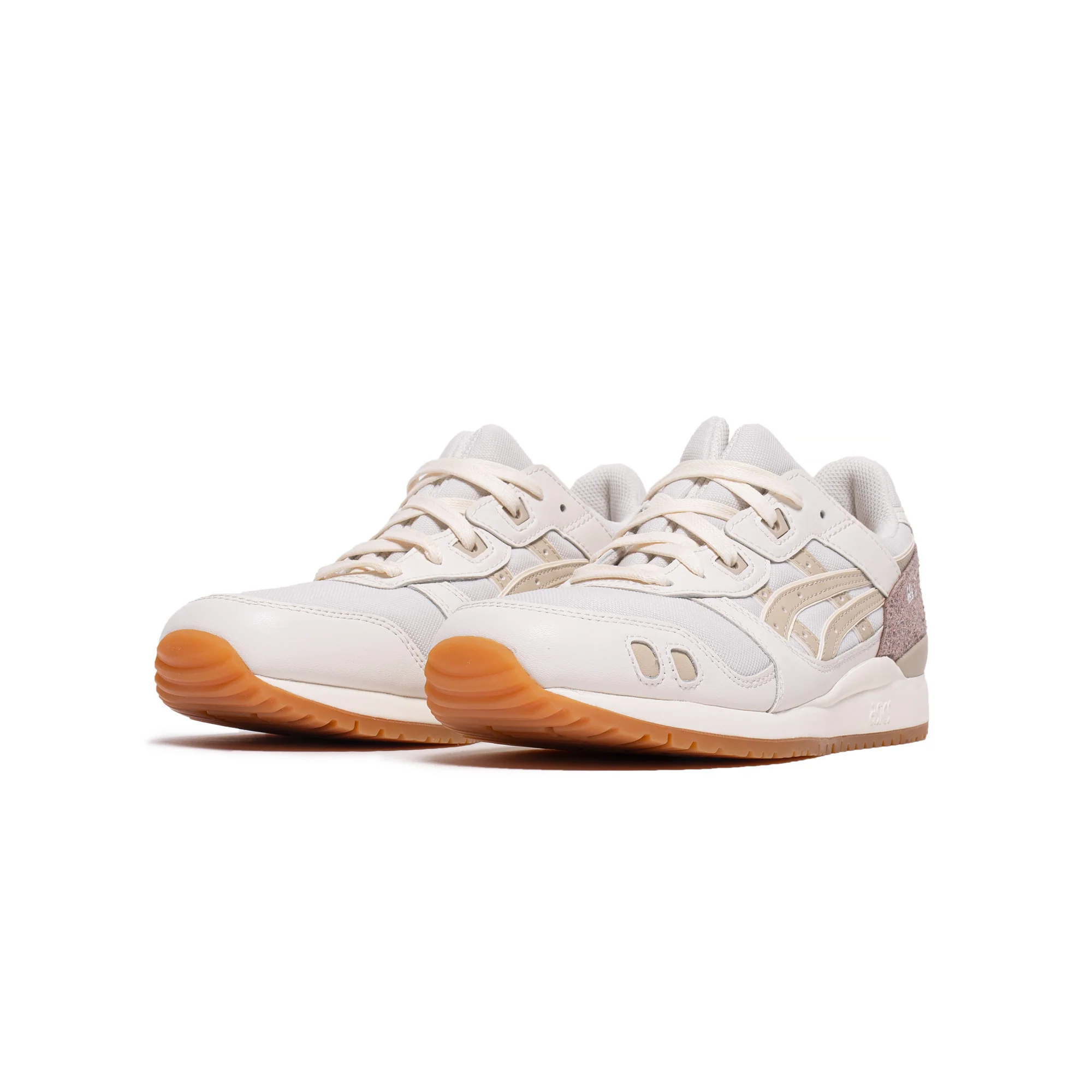 Asics Mens Gel-Lyte III Shoes 'Cream/Putty' - Image 2