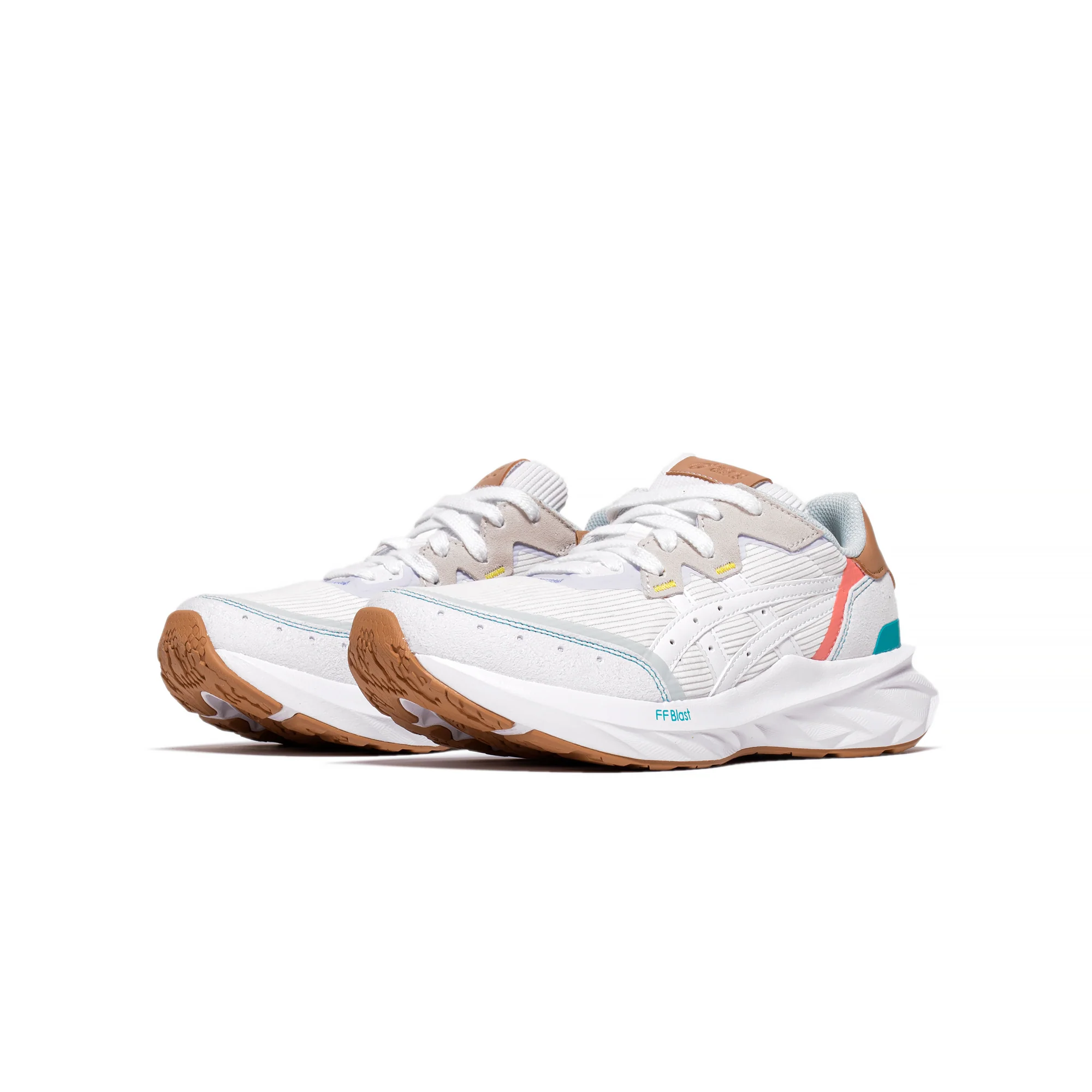 Asics Womens Tarther Blast Shoes 'White' - Image 2