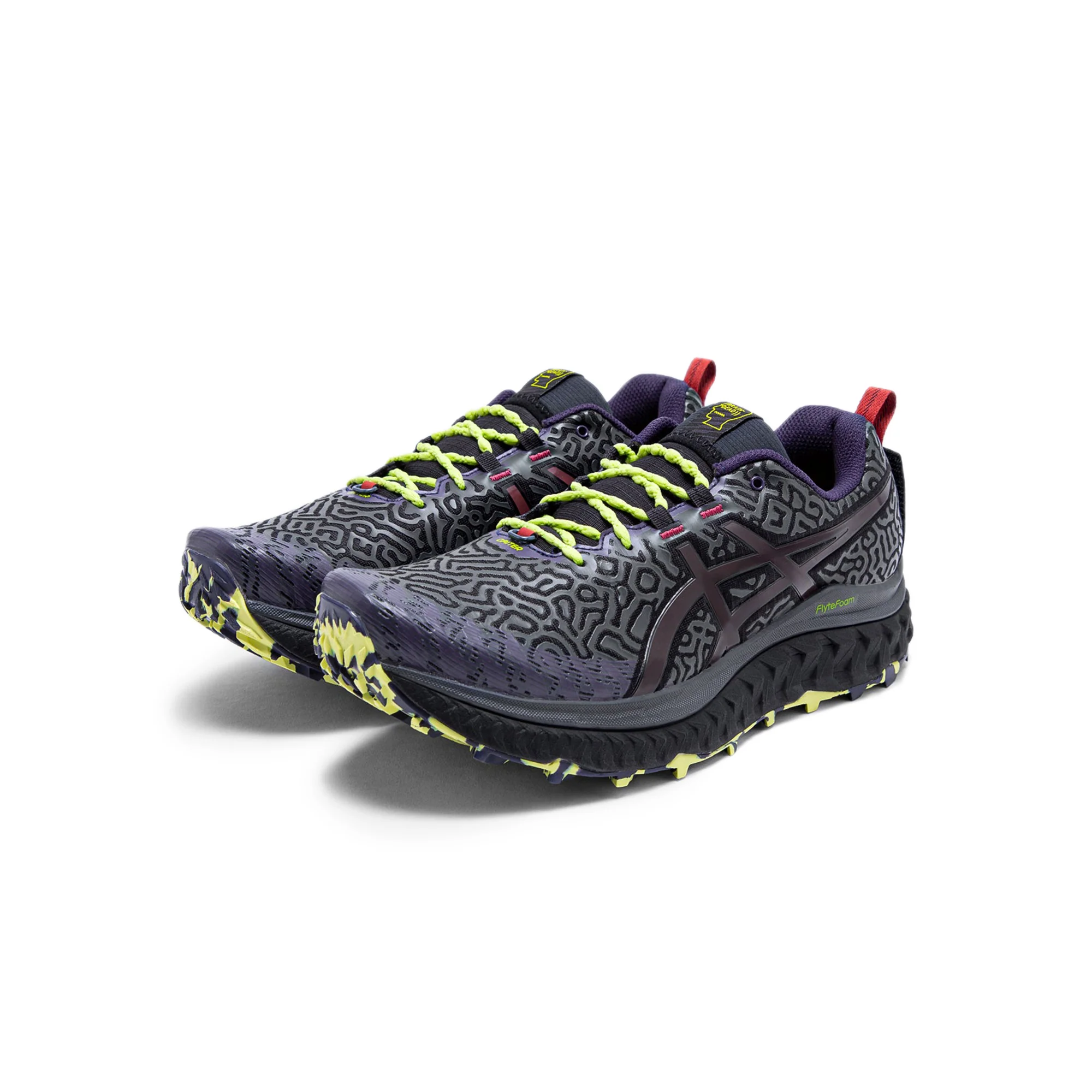 Asics Mens Brain Dead x Trabuco Max Shoes 'Black/Cinnabar' - Image 2