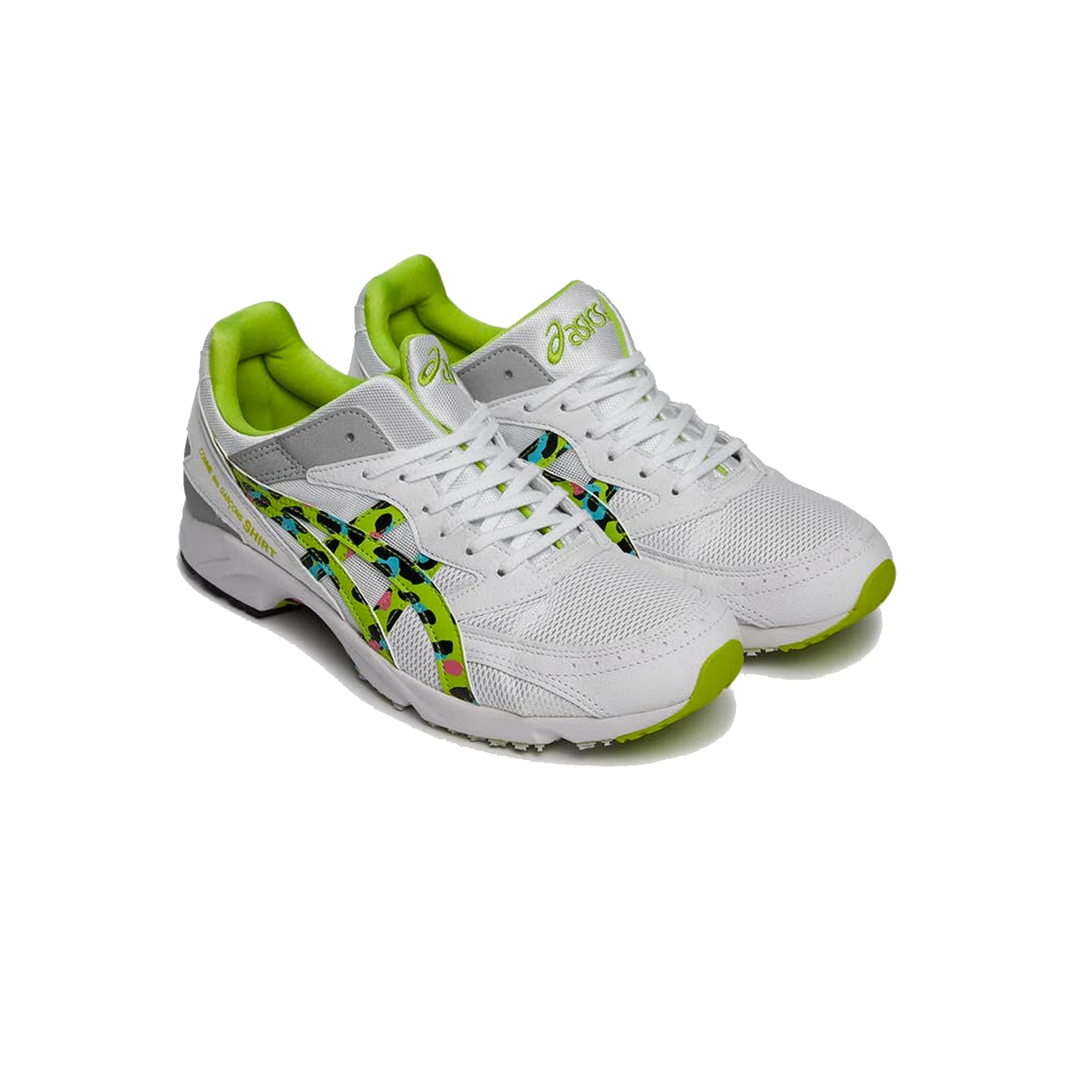 Asics x CDG Shirt Mens Tarther SC Shoes 'White/Lime' - Image 2