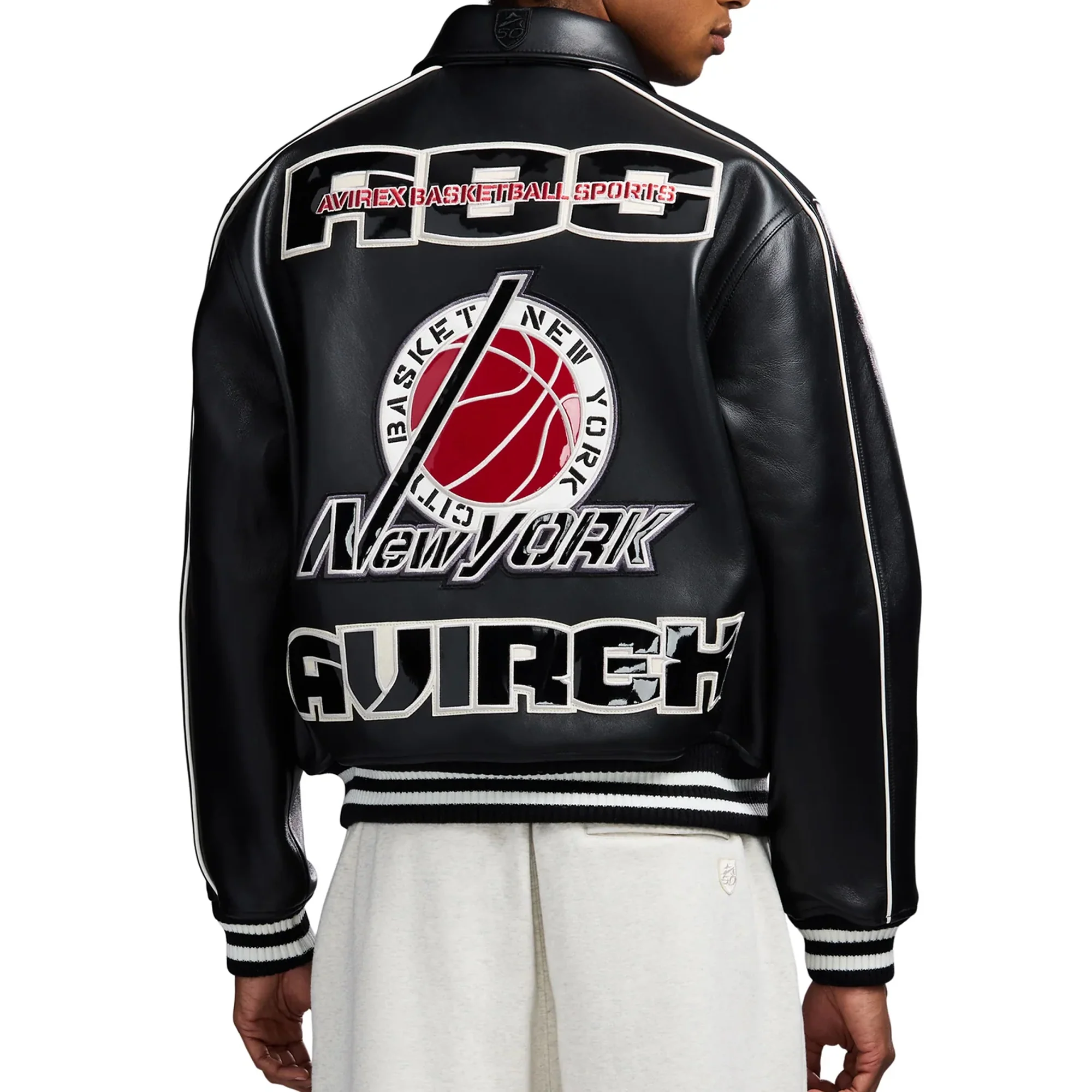 Avirex Mens Basketball Jacket - Image 3
