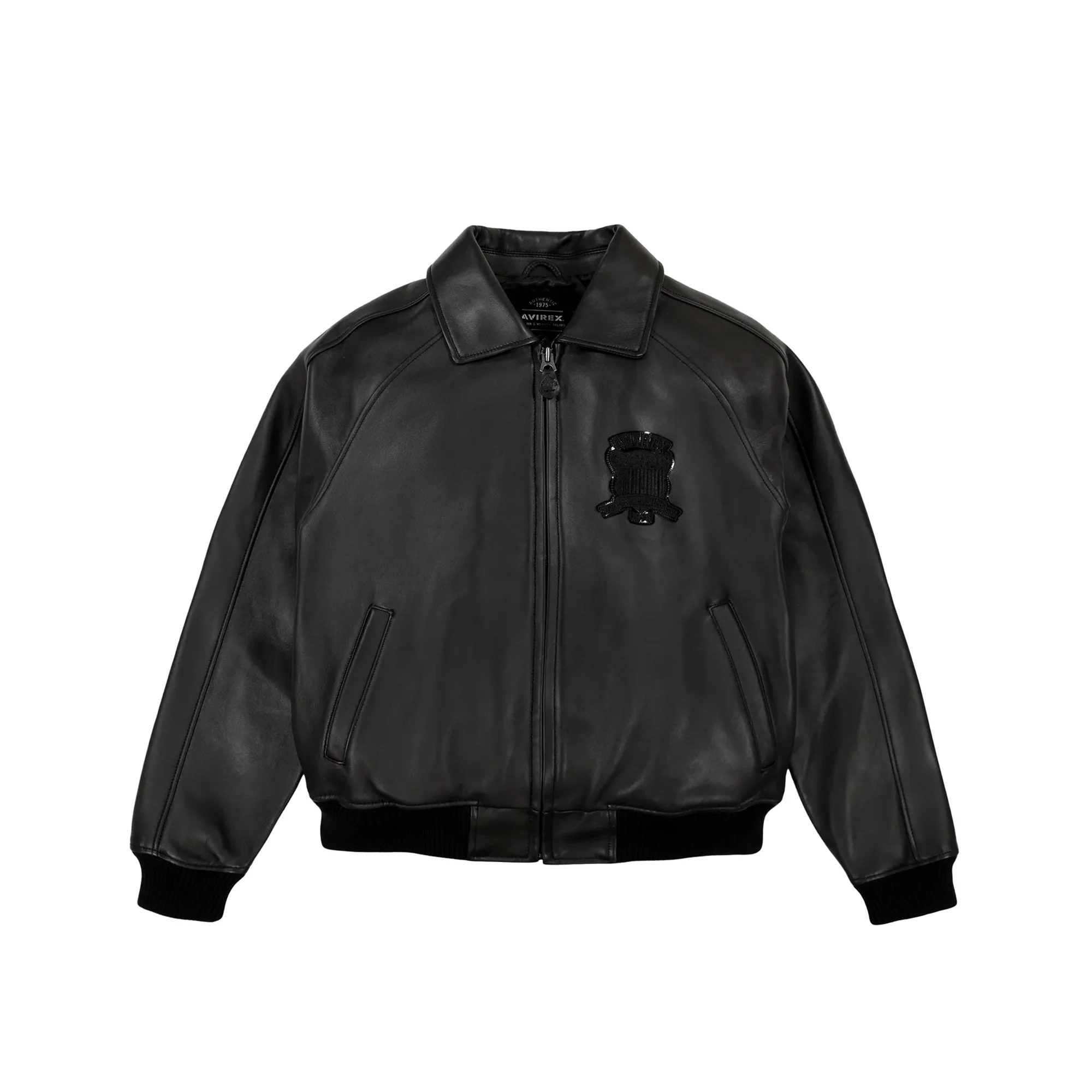Avirex Mens Black Icon Jacket