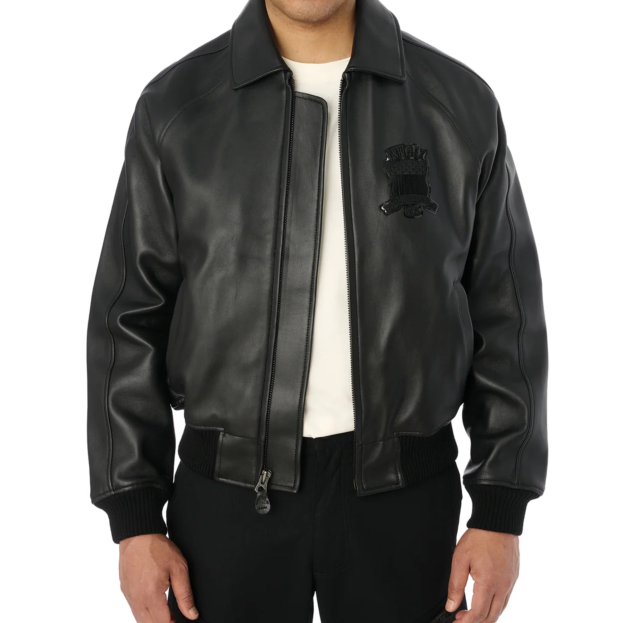 Avirex Mens Black Icon Jacket - Image 2