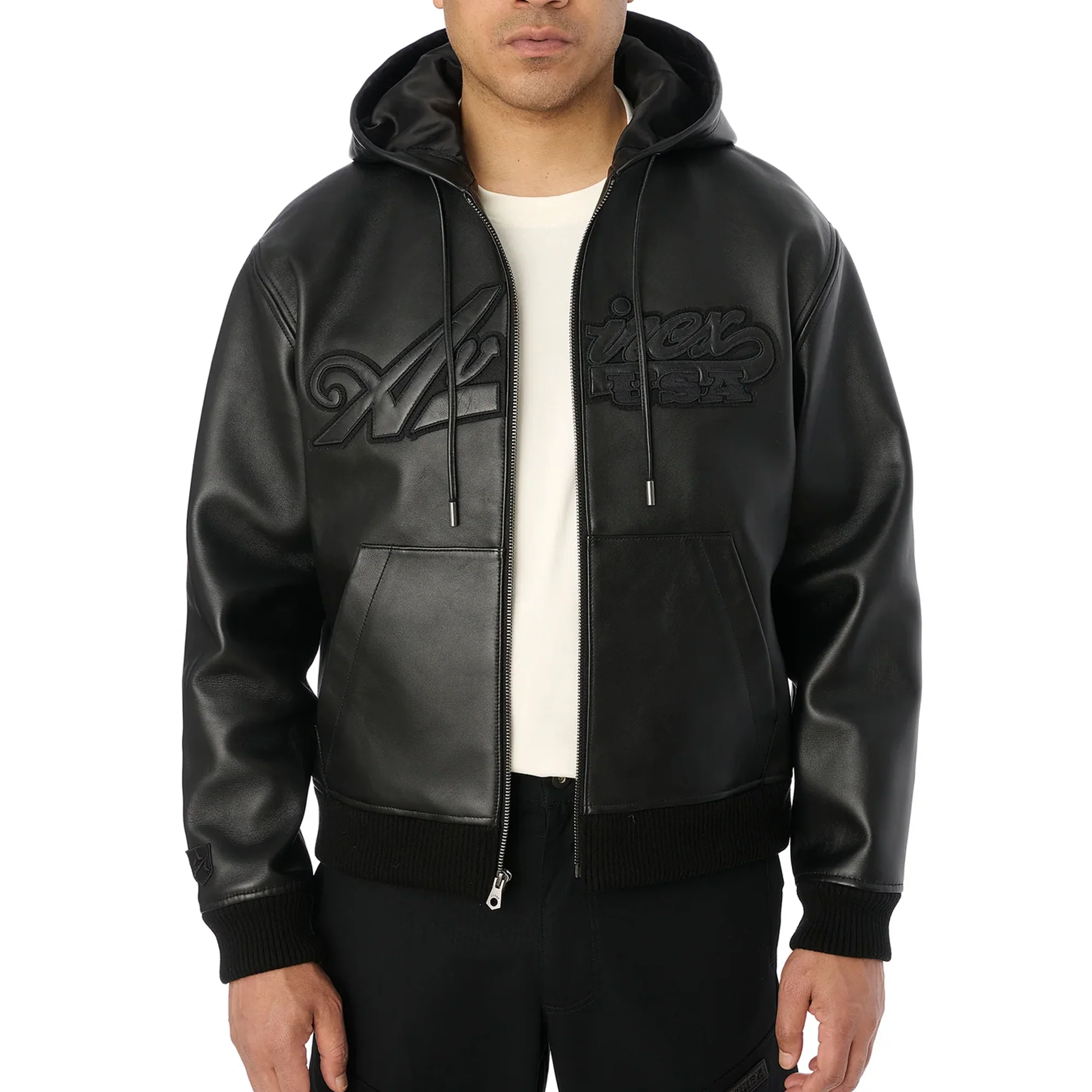 Avirex Mens Nappa Hoodie - Image 2