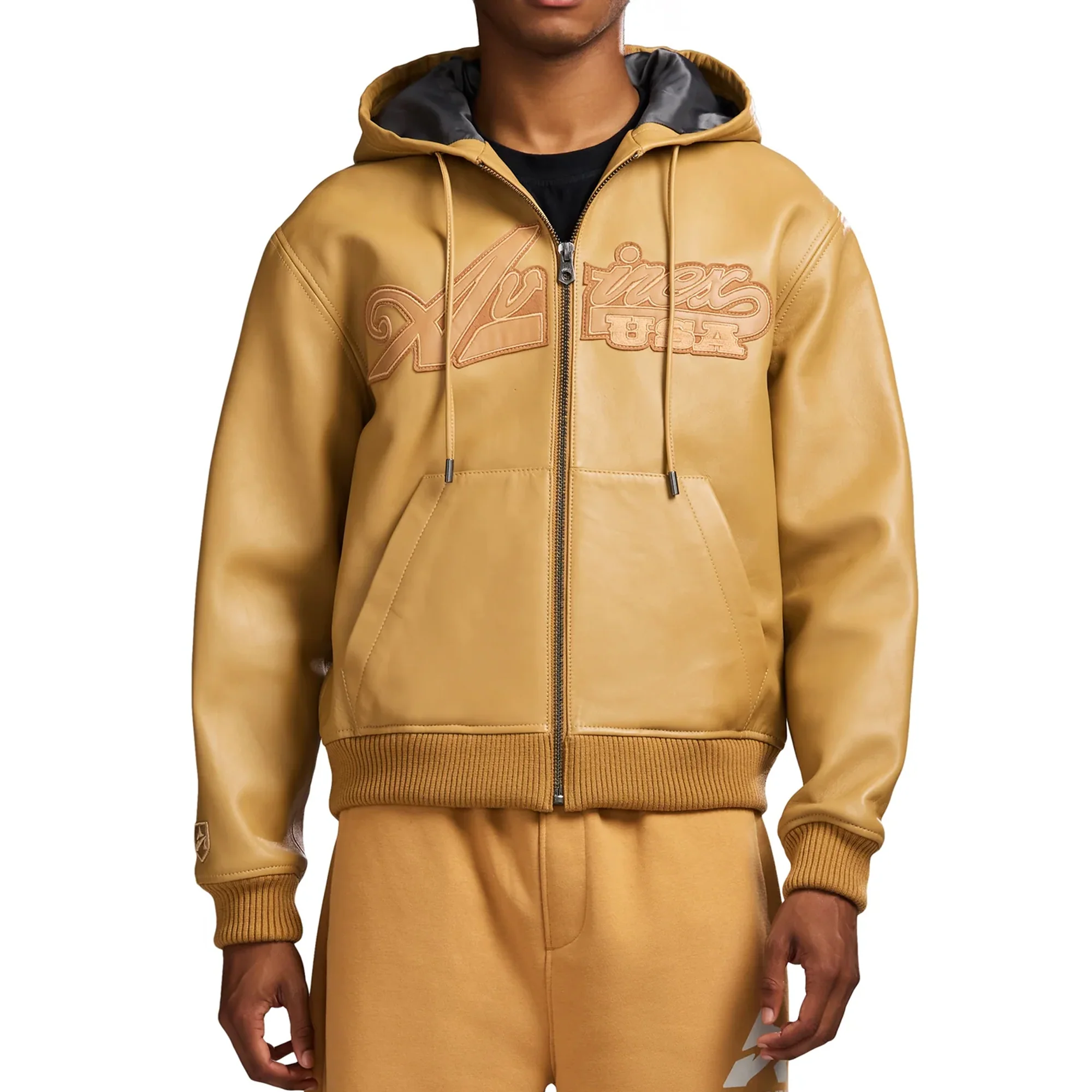 Avirex Mens Nappa Hoodie - Image 2
