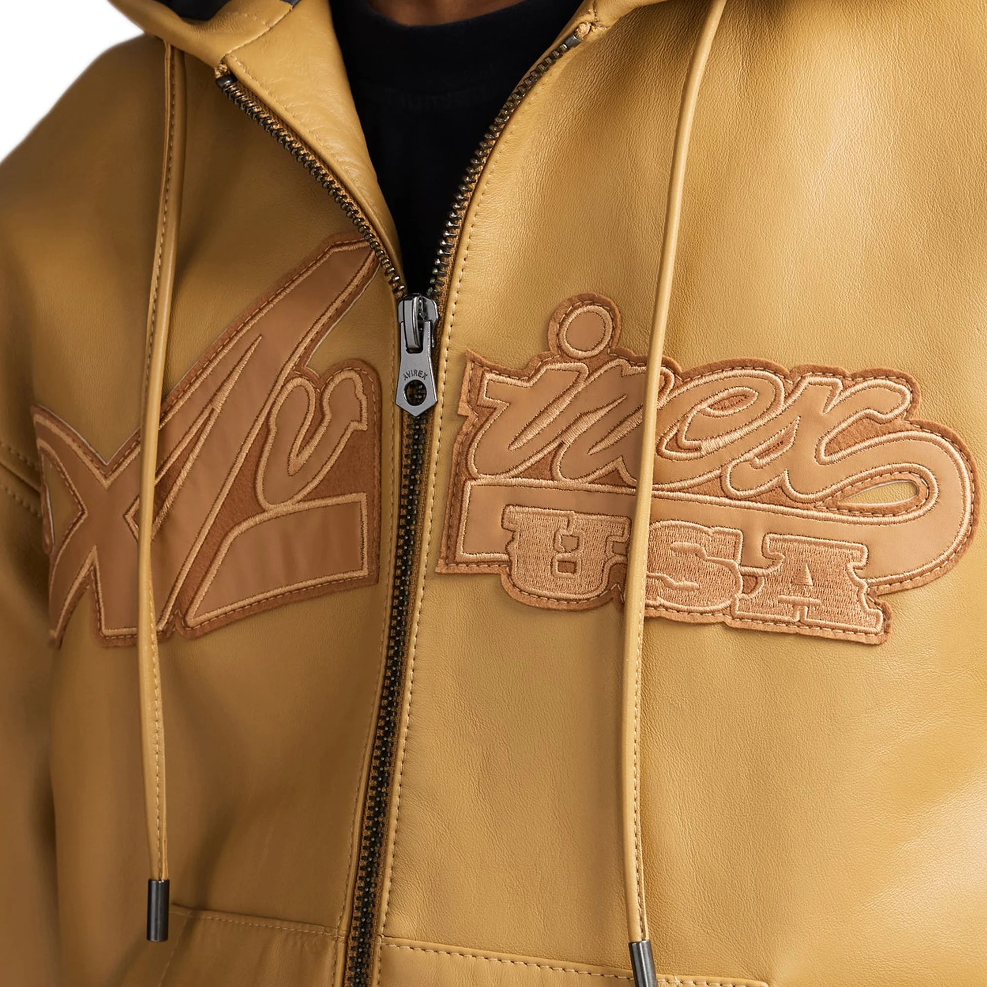 Avirex Mens Nappa Hoodie - Image 4