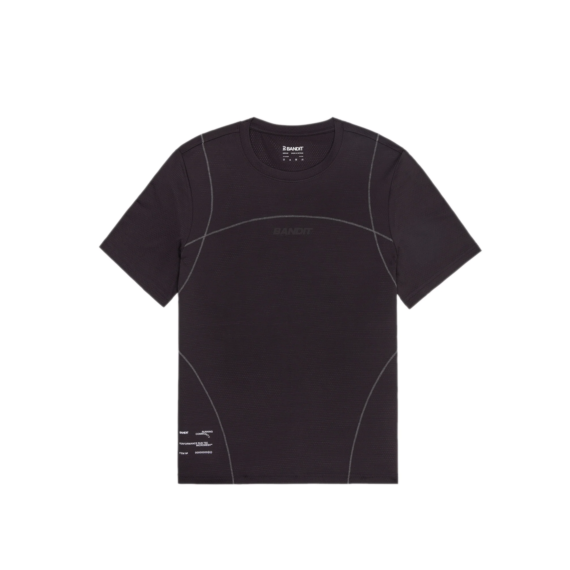 Bandit Running Mens Micromesh™ Reflecto Stitch™ Run Tee