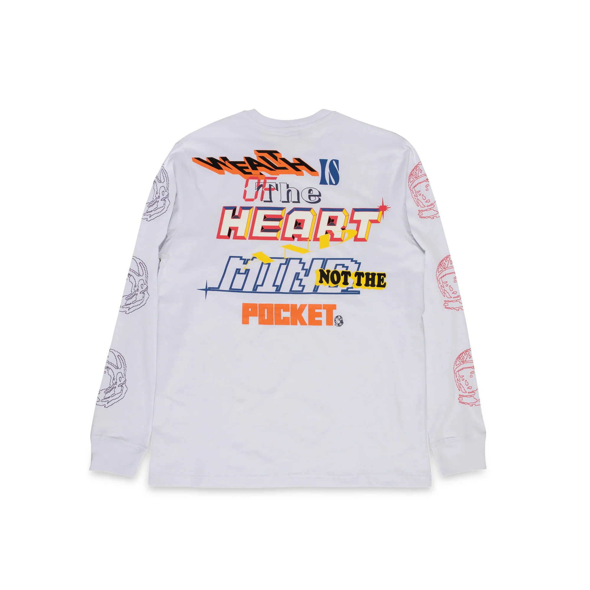 Billionaire Boys Club BB Heart And Mind LS Tee 'White' - Image 2