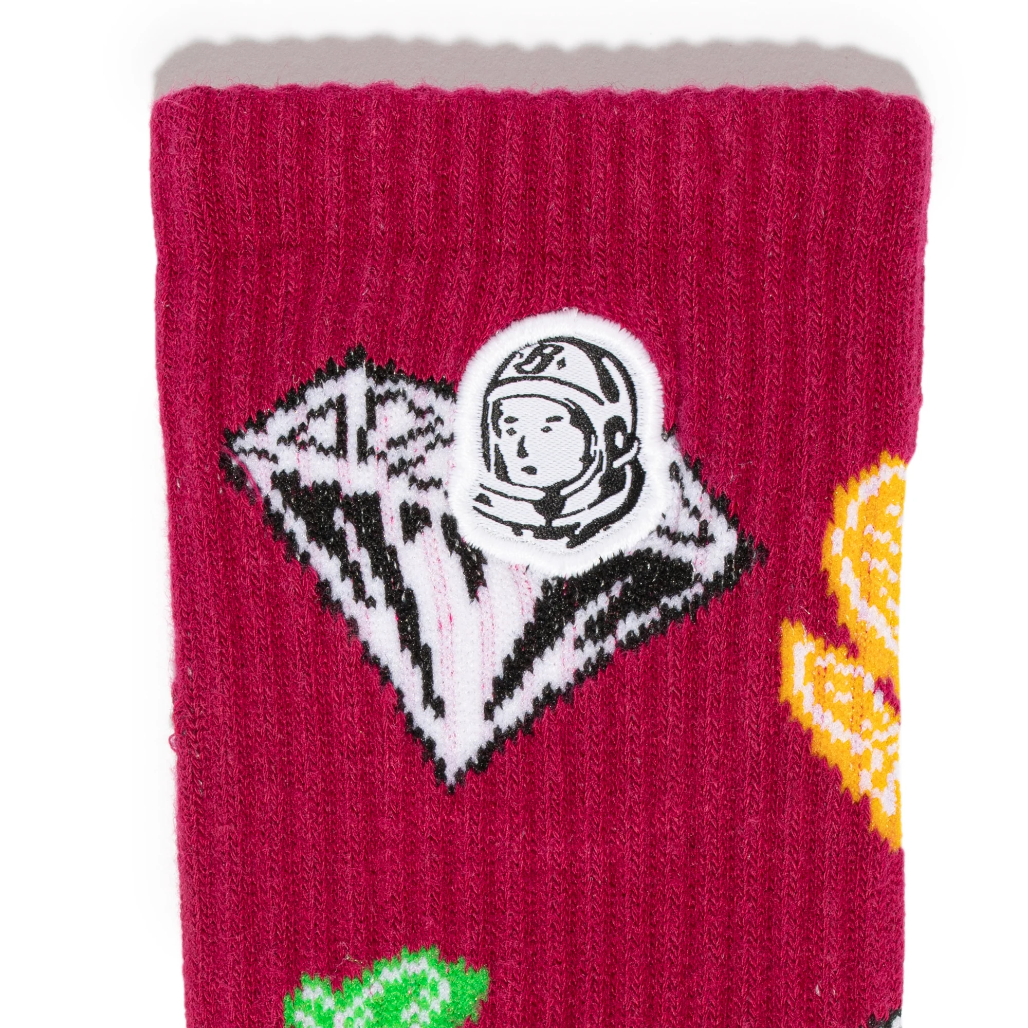 billionaire Boys Club Men BB Diamond Dollar Sock 'White' - Image 2