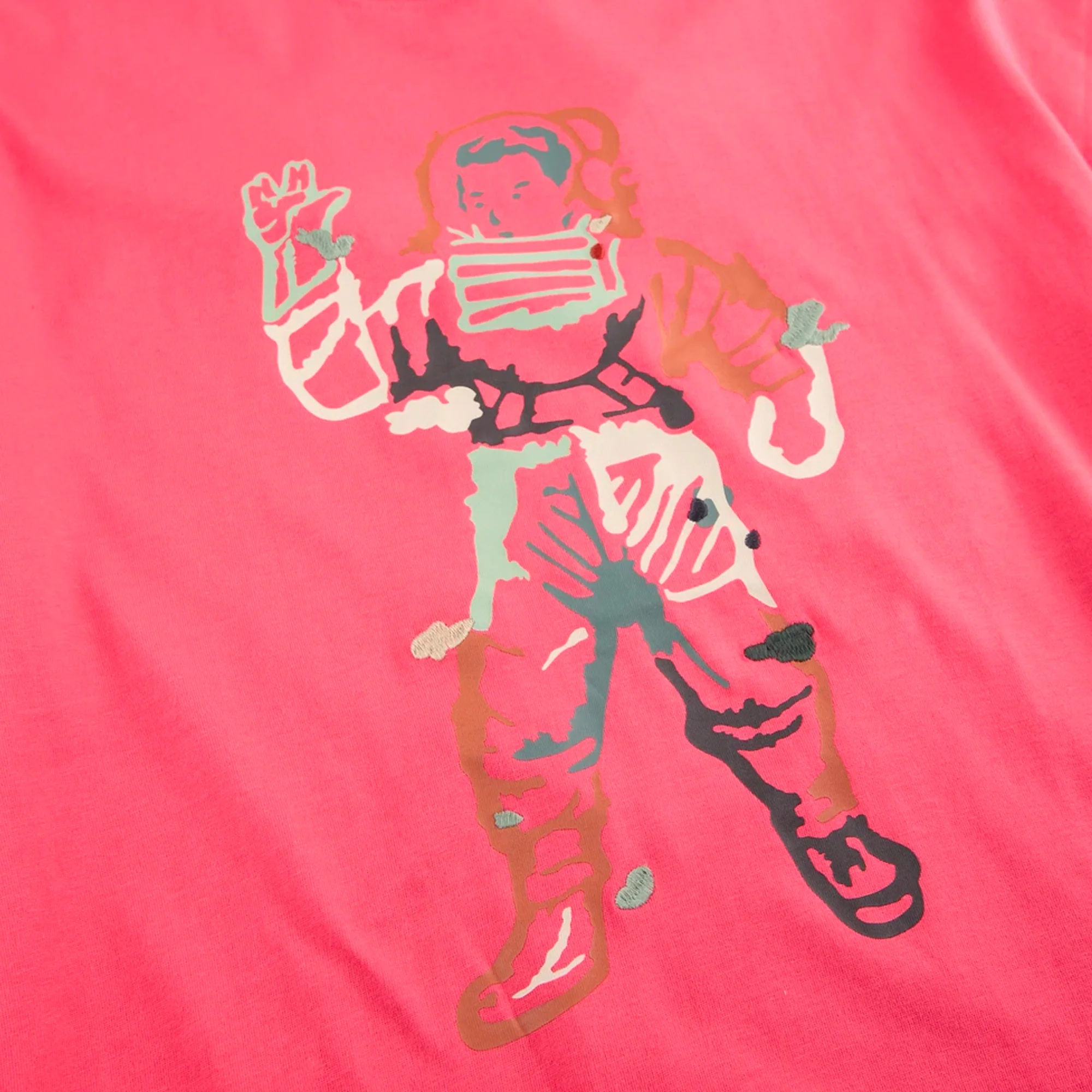 Billionaire Boys Club Mens Astro Camo SS Knit 'Rogue Red' - Image 3