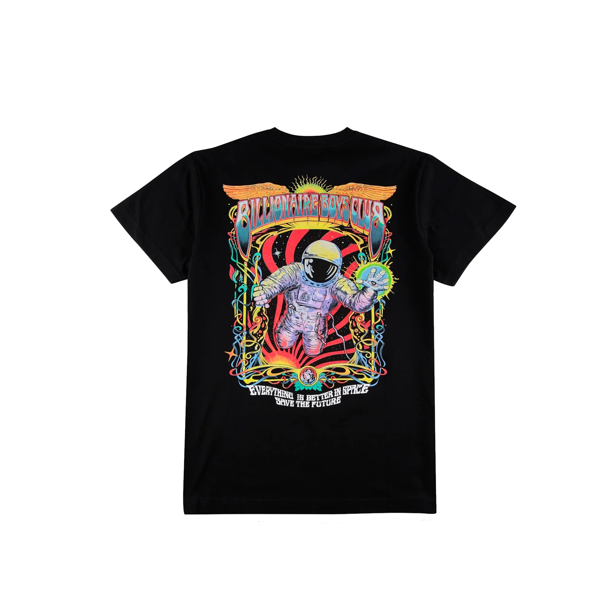 Billionaire Boys Club Mens Astro Trip SS Tee 'Black' - Image 2