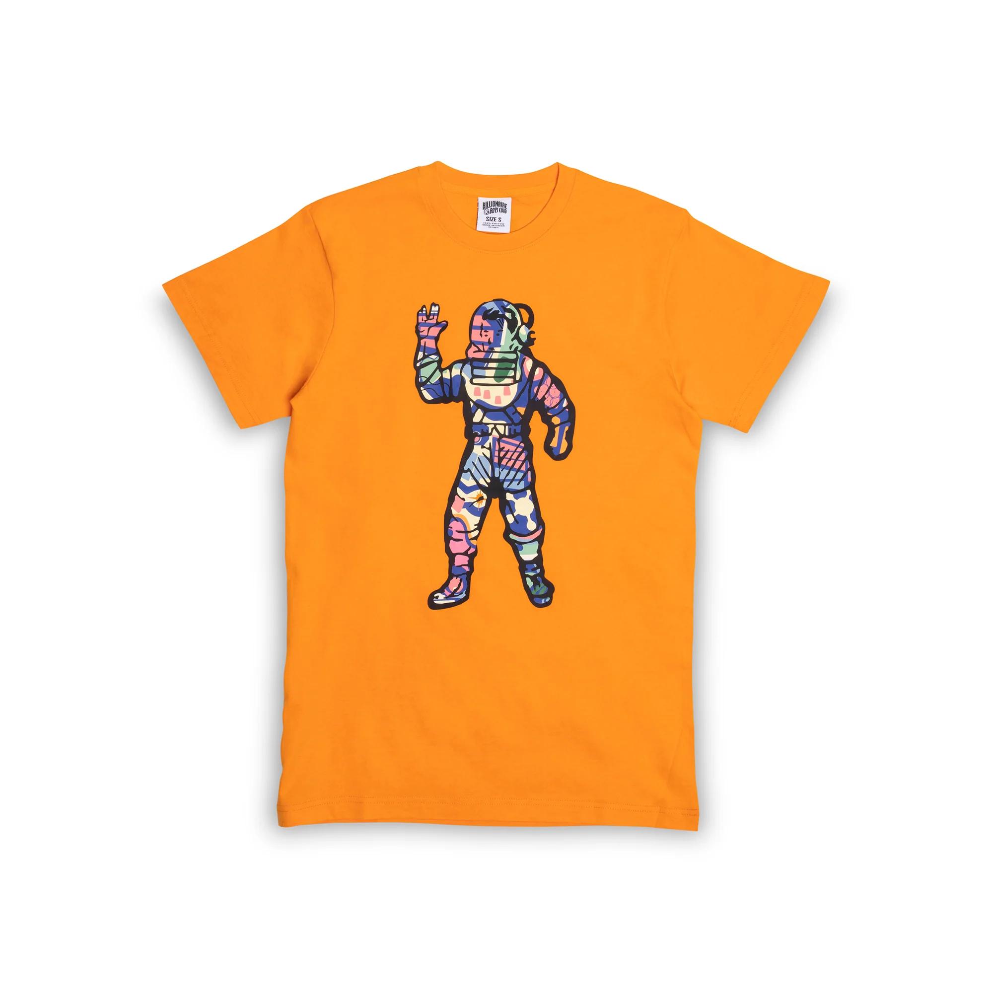 Billionaire Boys Club Mens Astronaut Plans SS Tee 'Flame Orange'