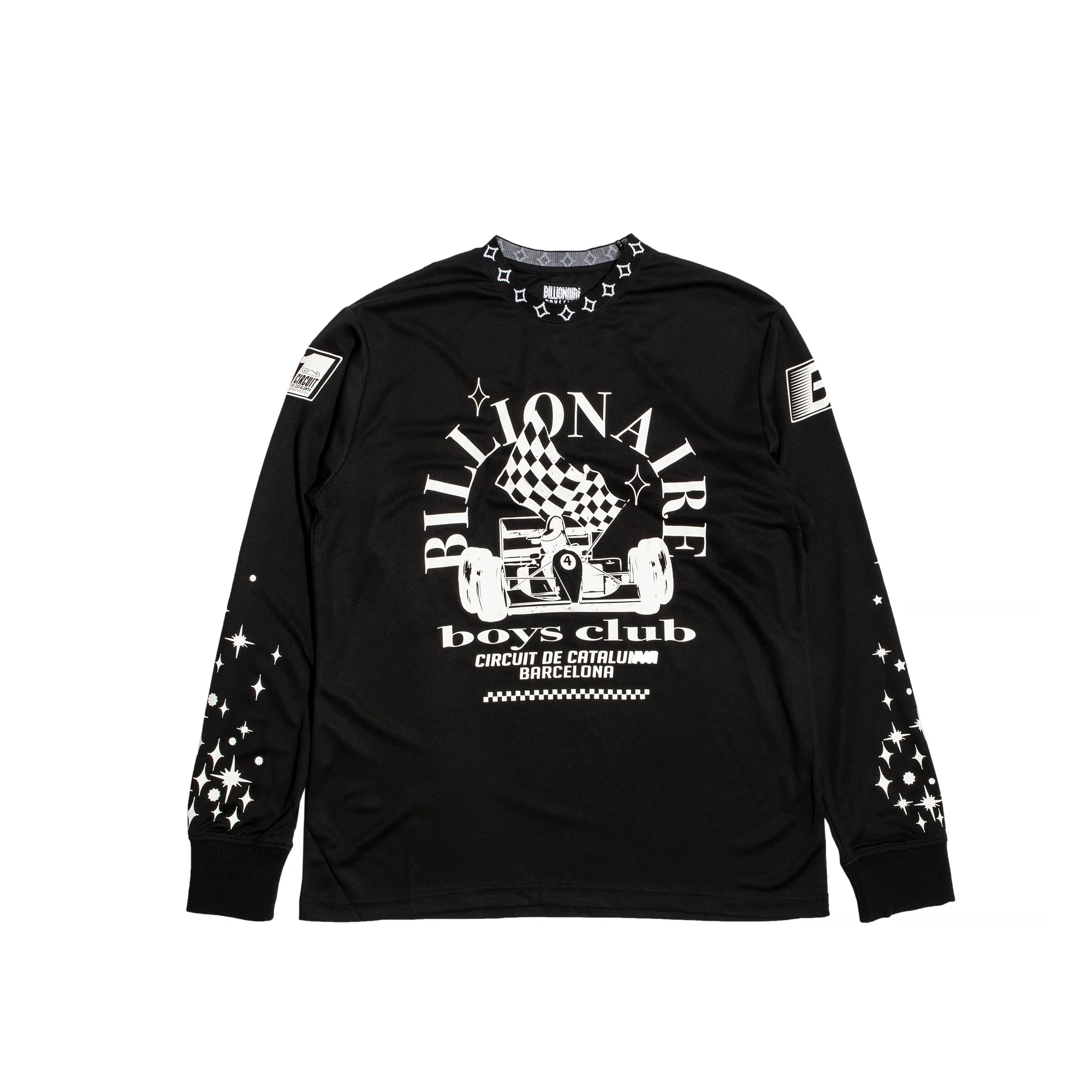 Billionaire Boys Club Mens BB Throttle LS Mesh Jersey